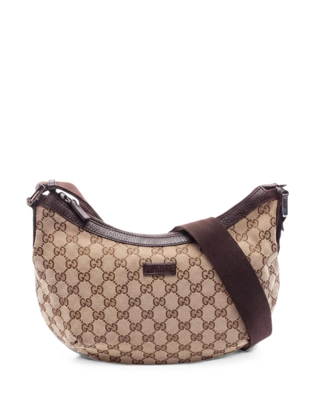 2000s GG canvas shoulder bag