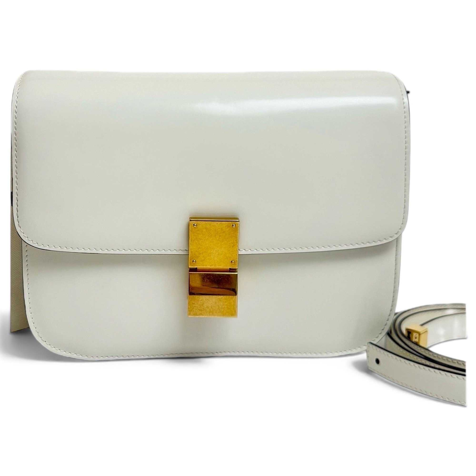 Classic leather handbag