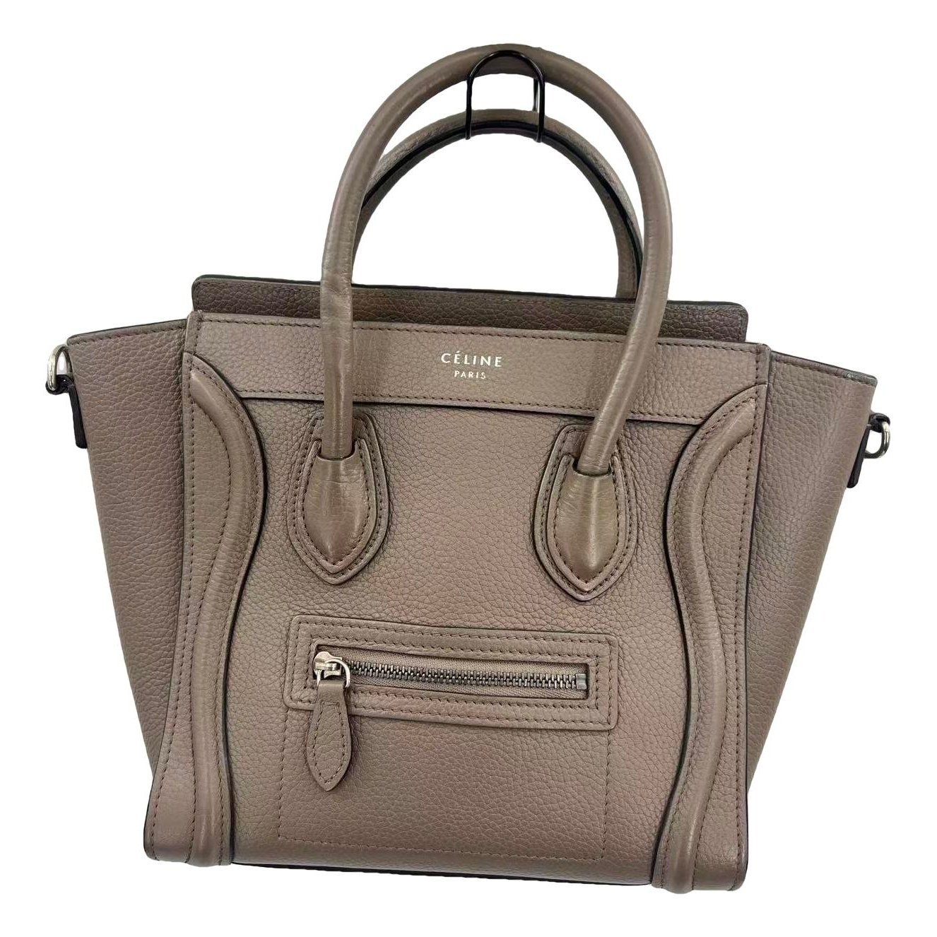 Luggage leather tote