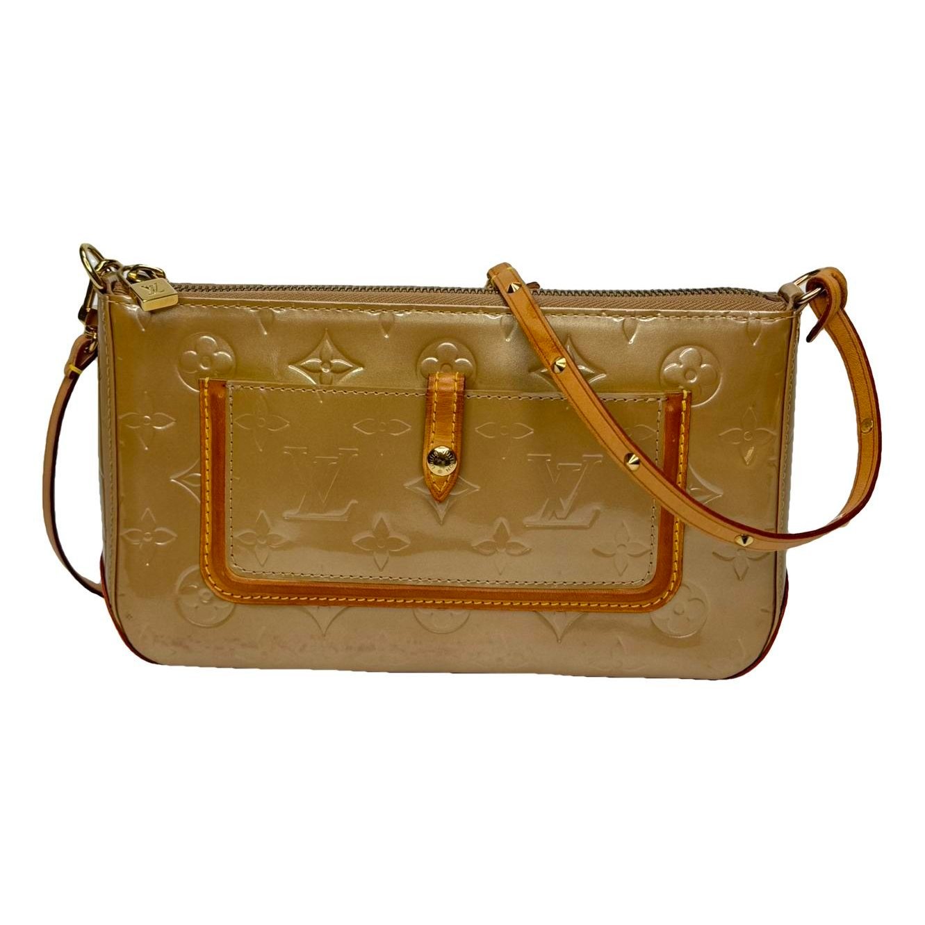 Pochette Accessoire patent leather handbag