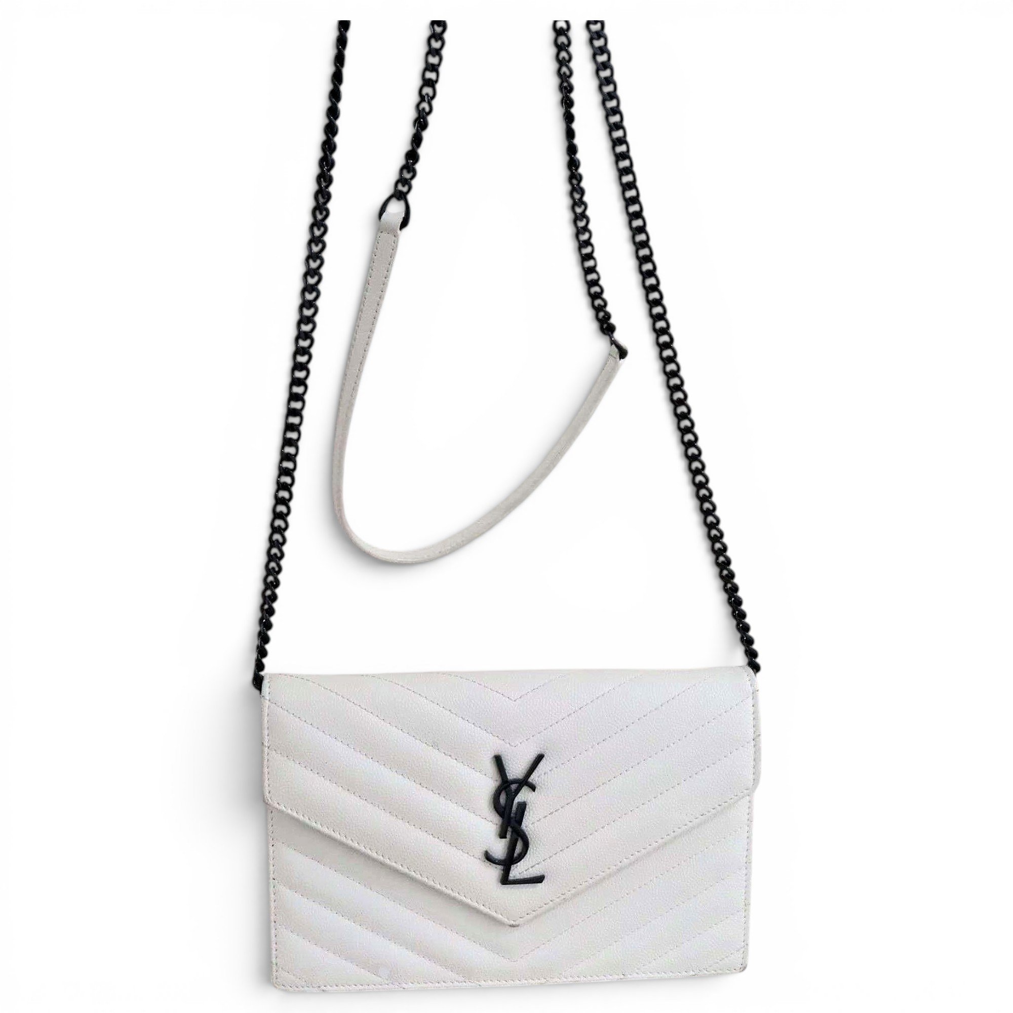 Portefeuille enveloppe leather handbag