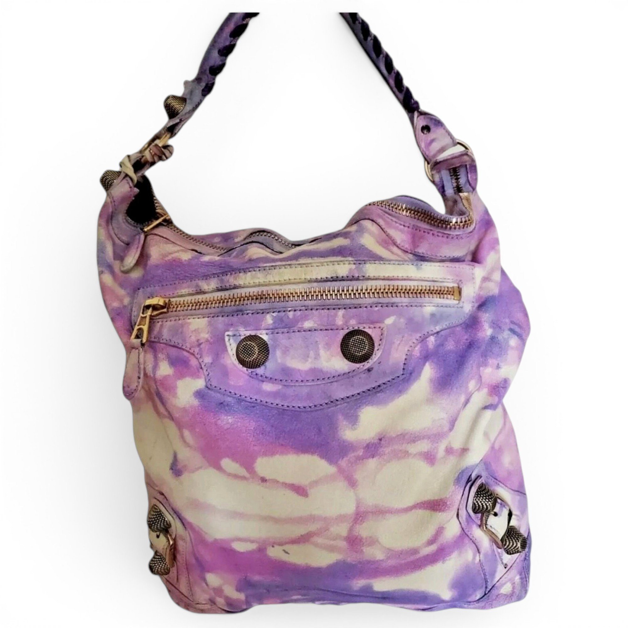 Balenciaga Day leather handbag