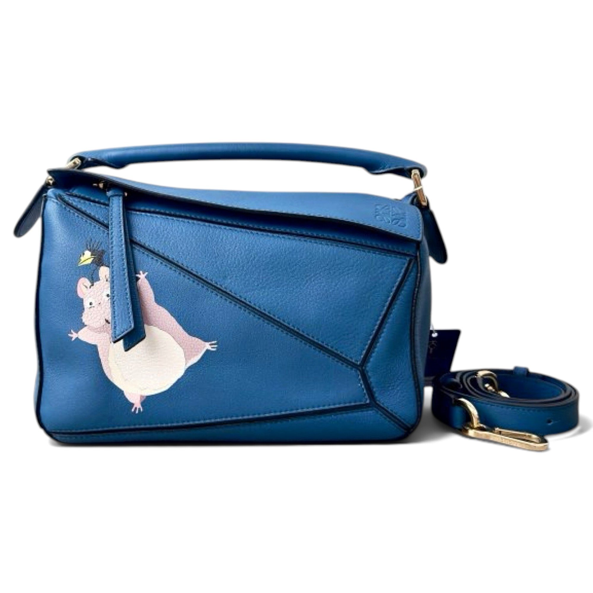 Puzzle leather bag