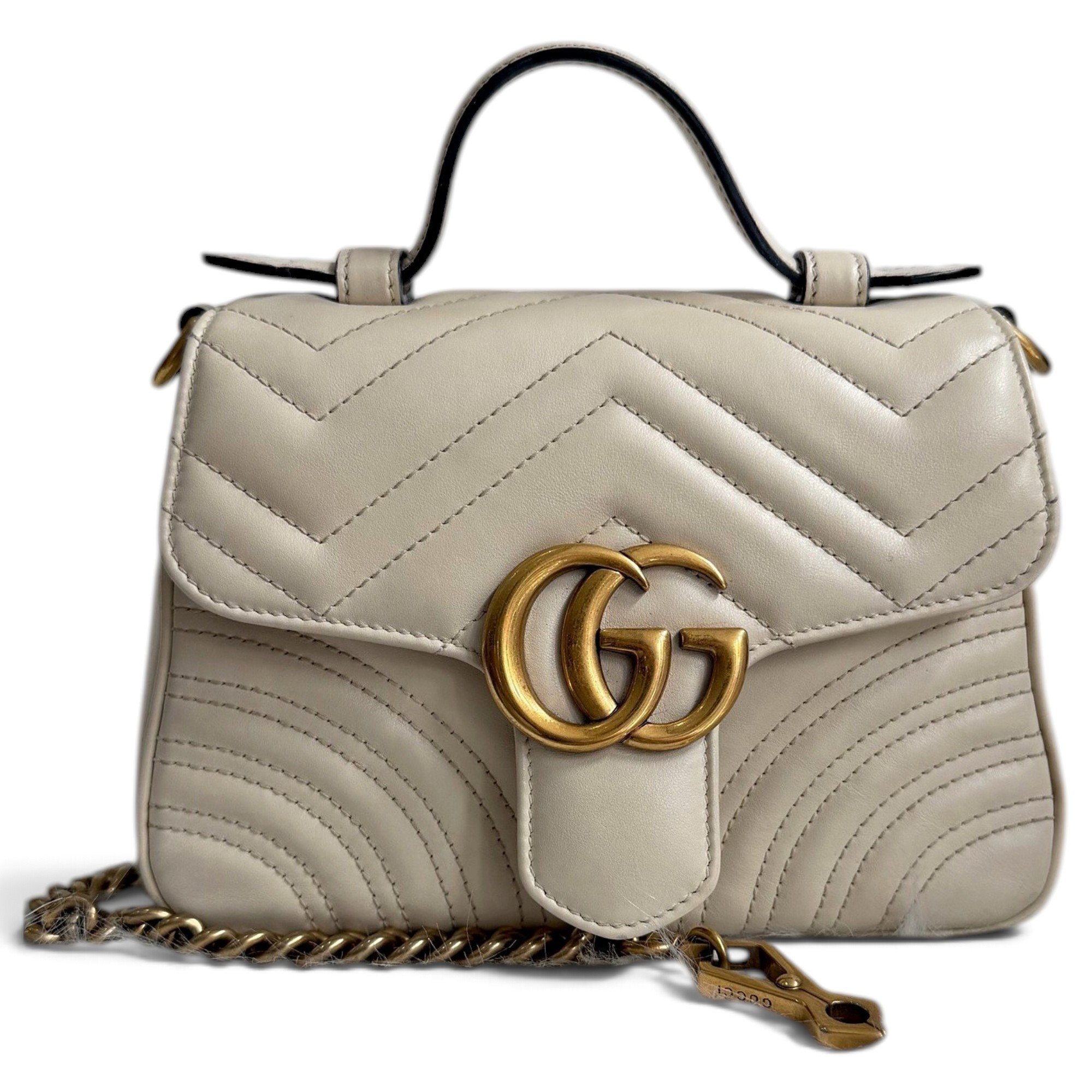 GG Marmont Flap leather handbag