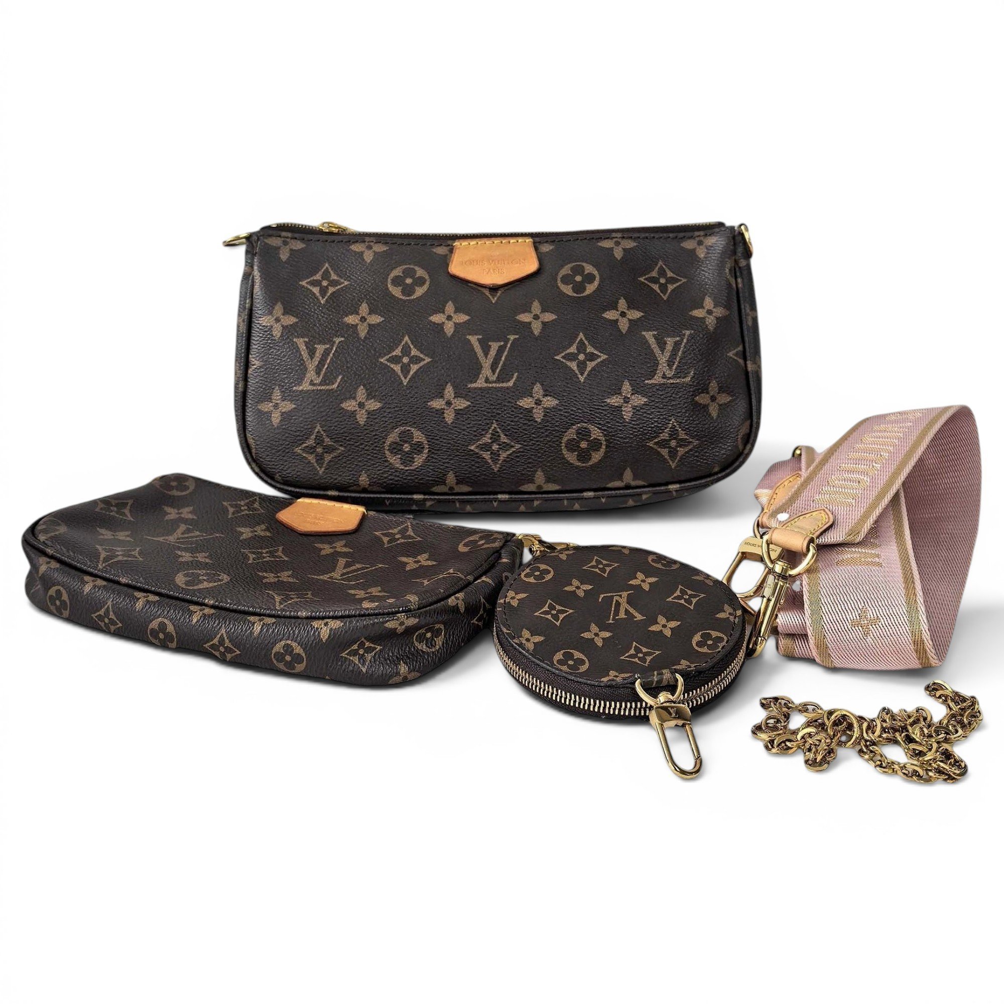 Multi Pochette Accessoires leather handbag
