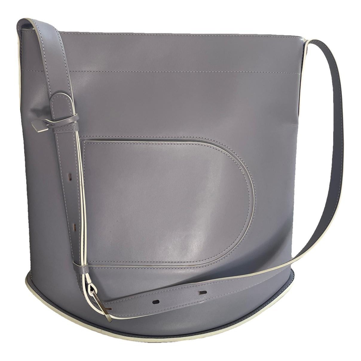Pin leather crossbody bag