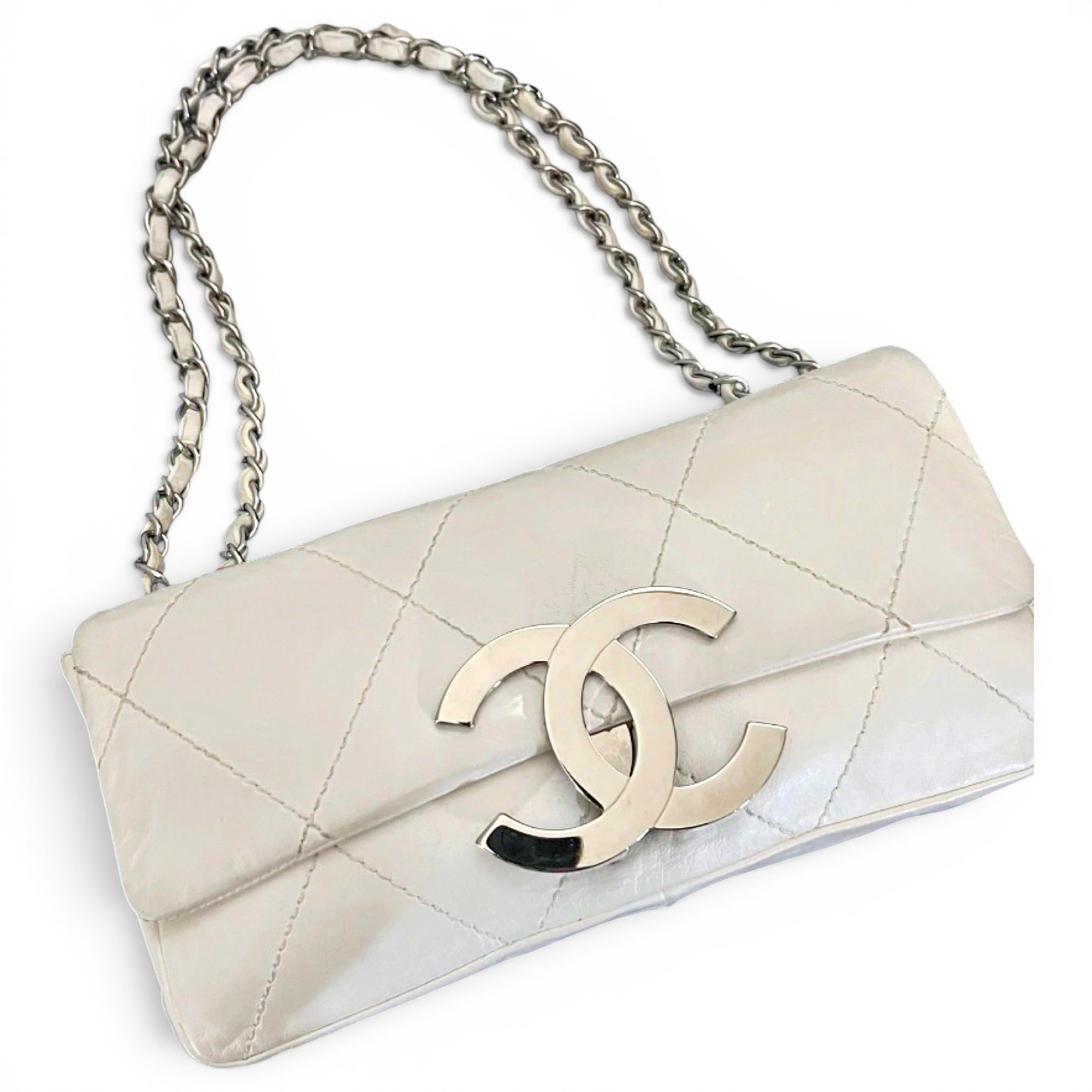 Wallet On Chain leather mini bag