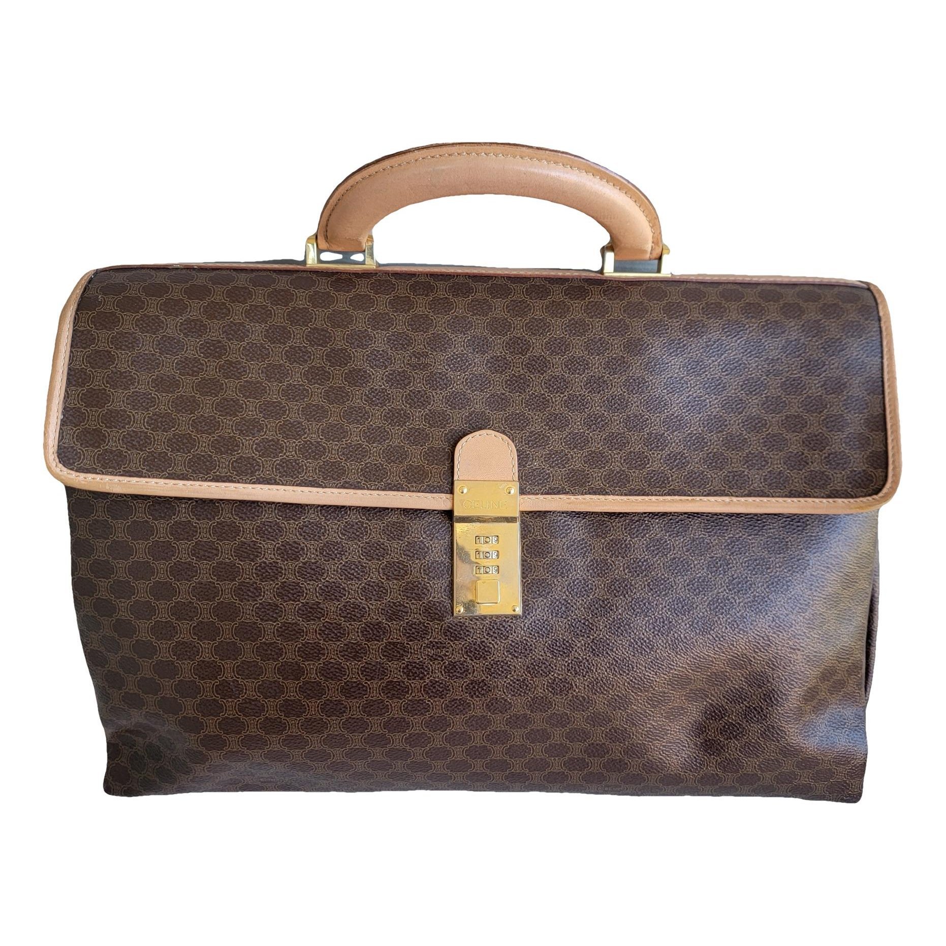Triomphe leather tote