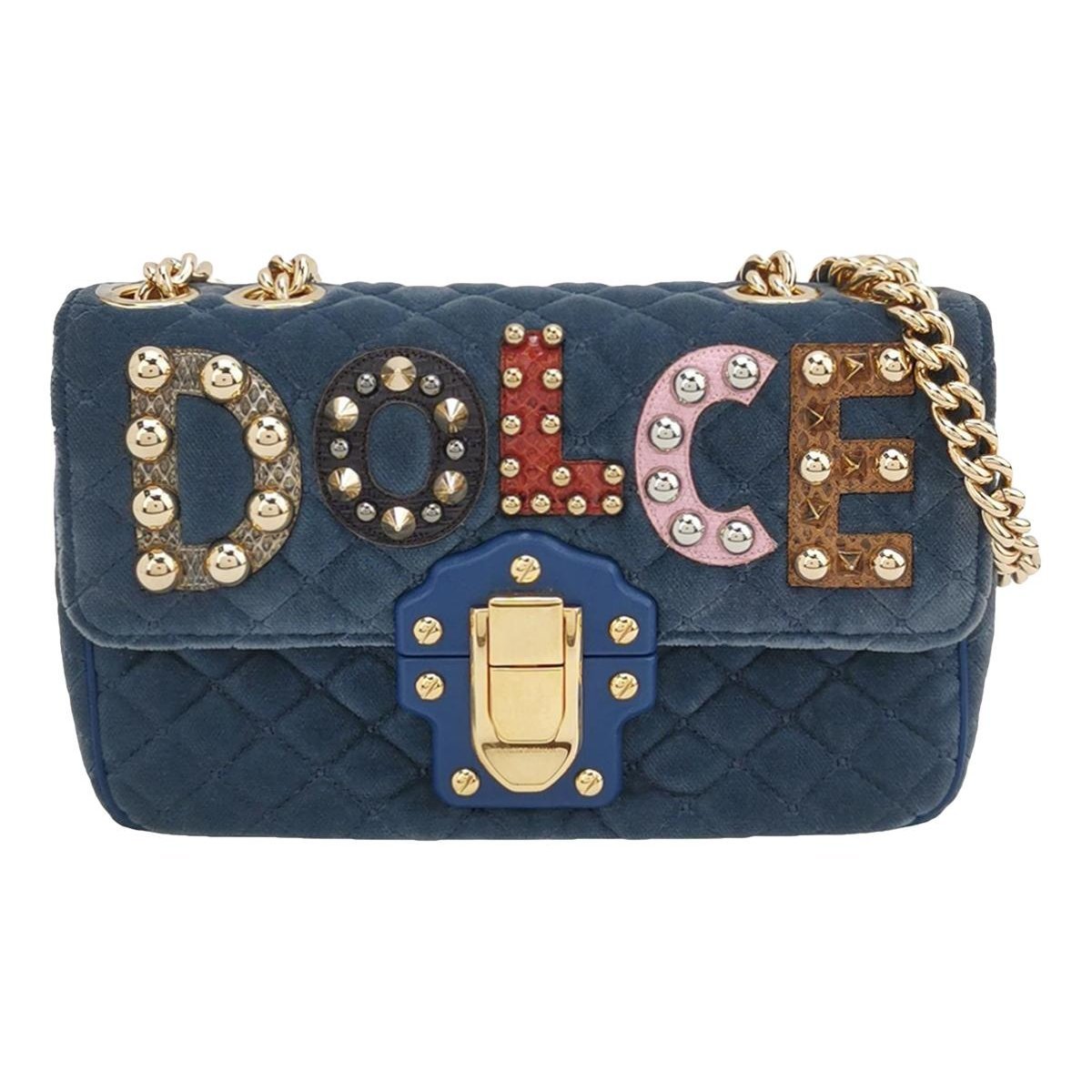Velvet handbag
