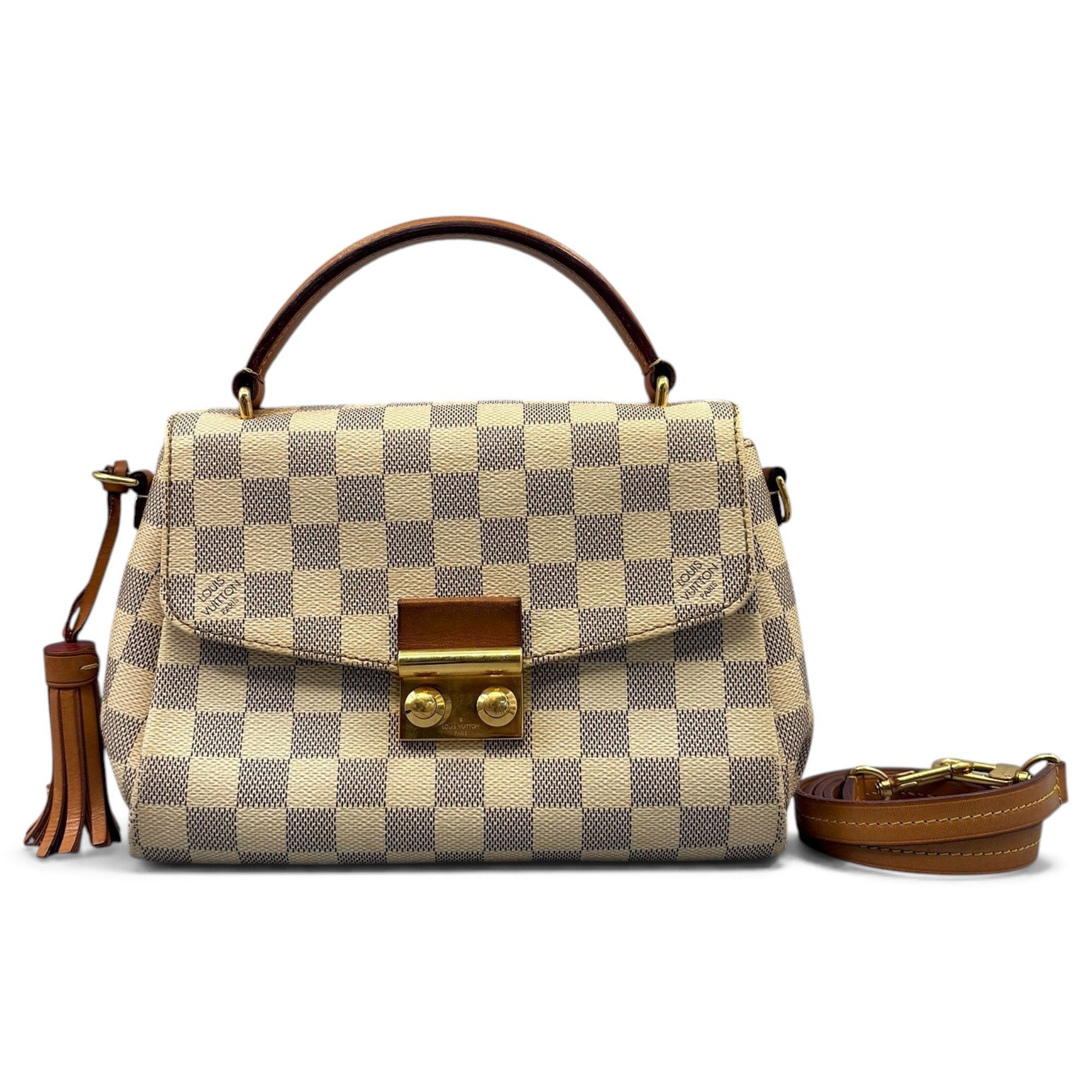Croisette leather handbag