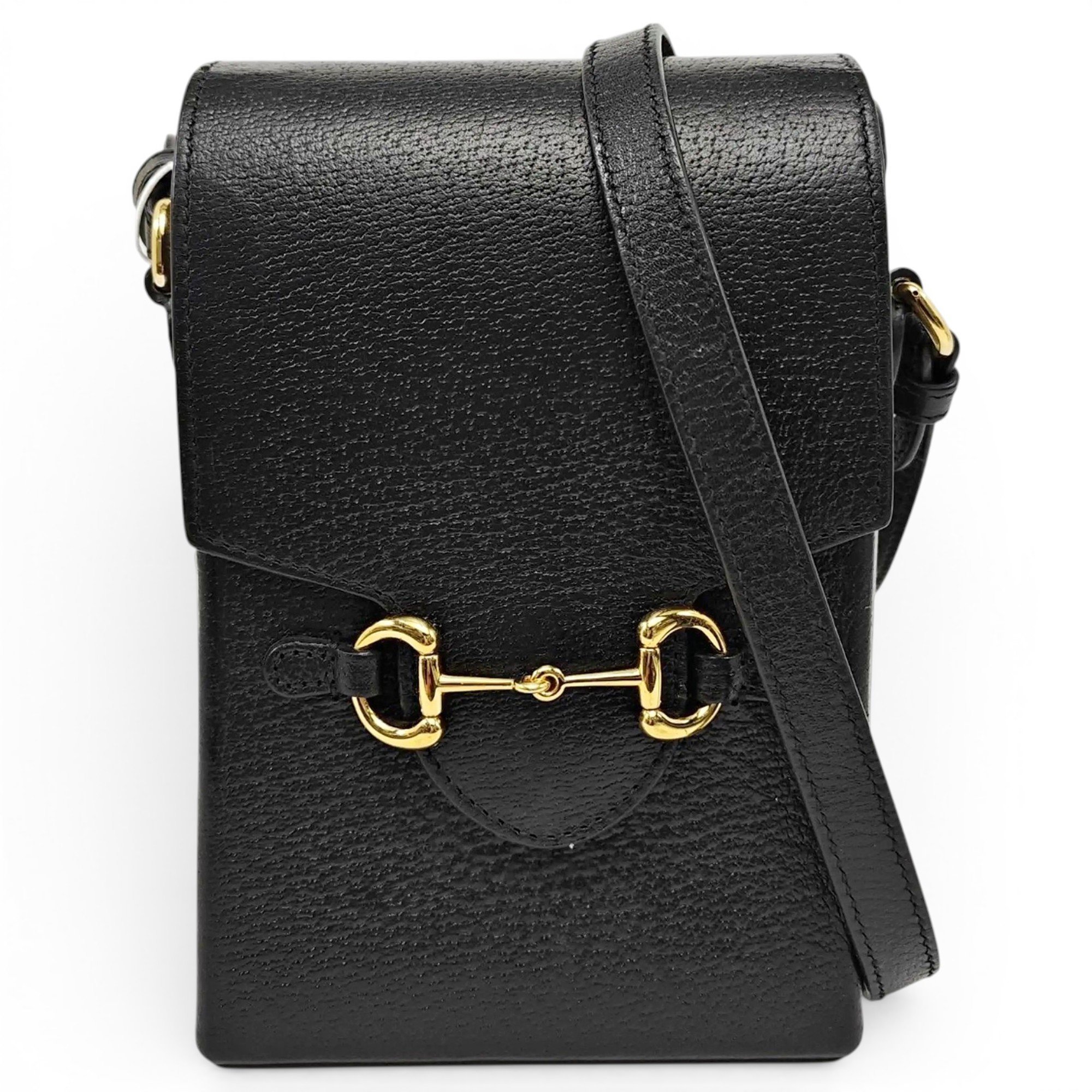 Horsebit 1955 Vertical leather crossbody bag
