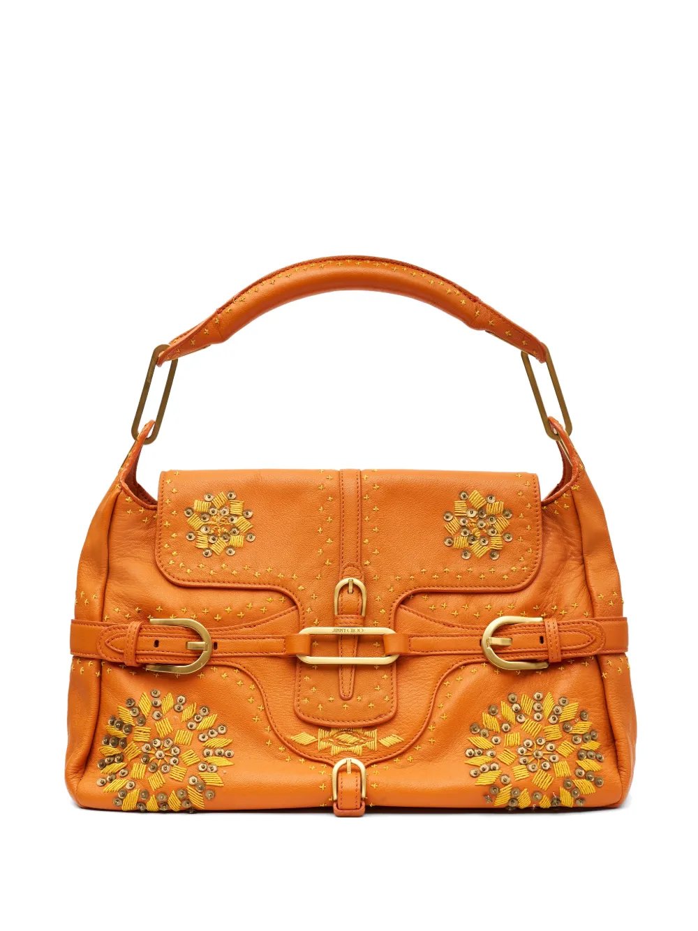 Tulita embroidered top handle bag