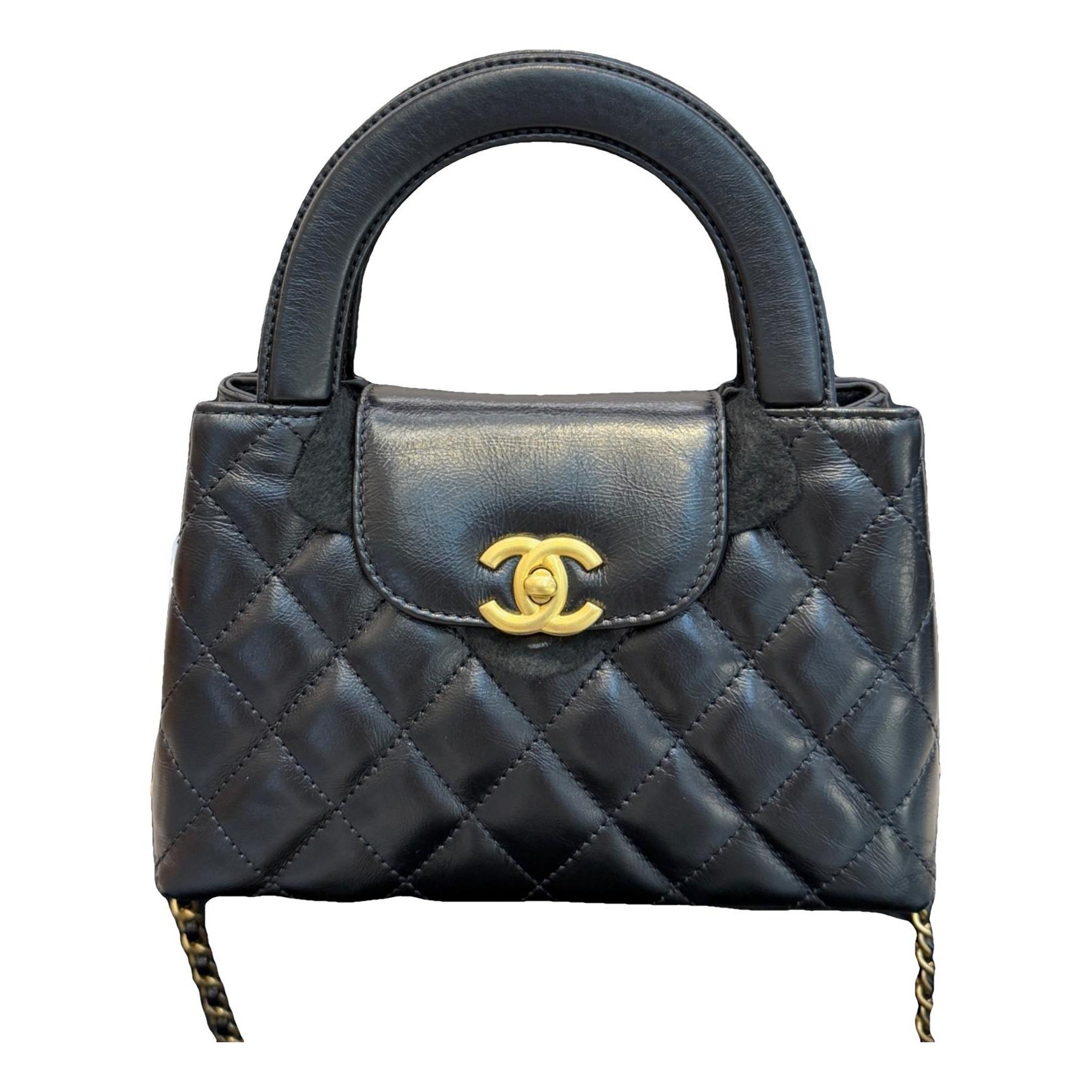 Mini Shopping leather bag