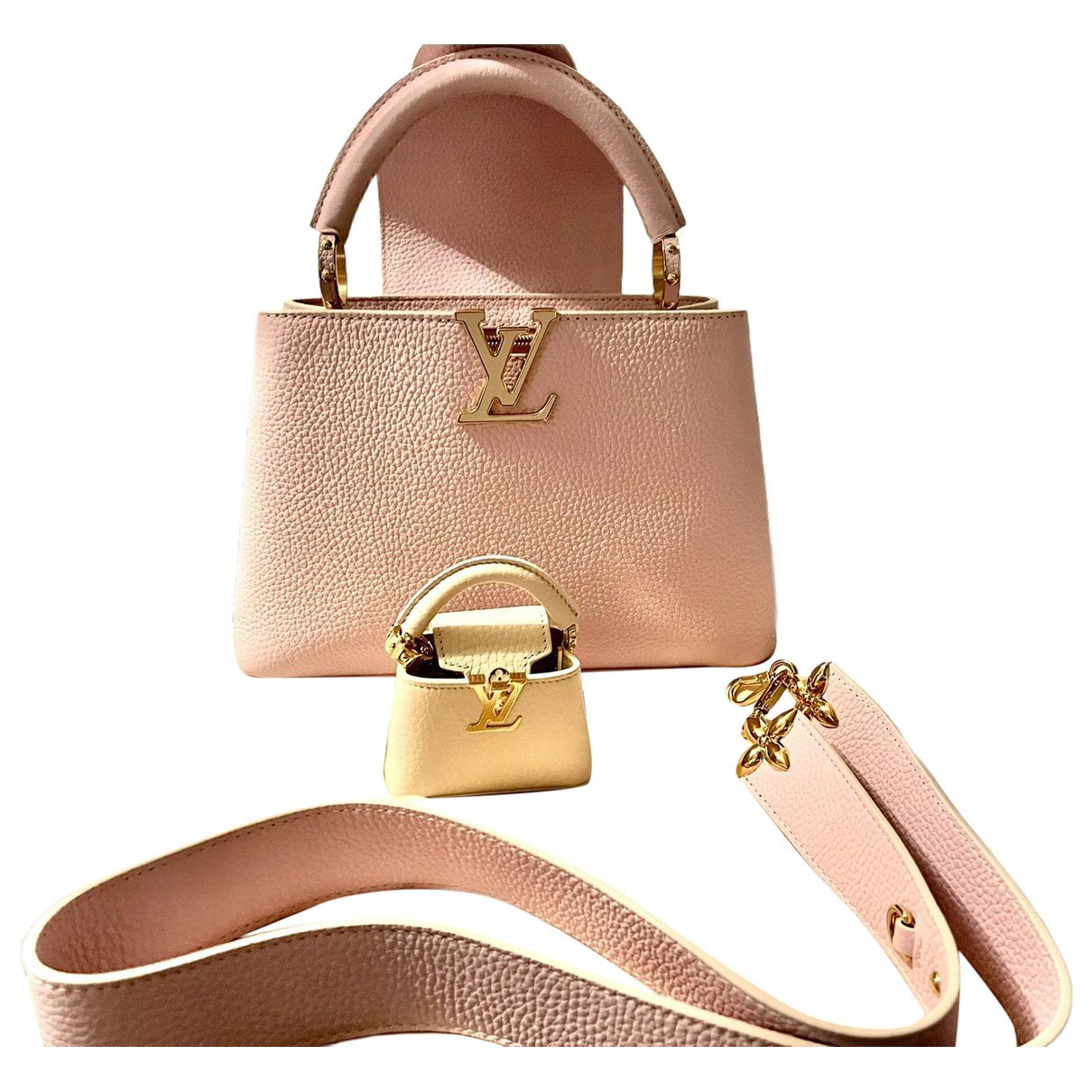 Capucines leather handbag