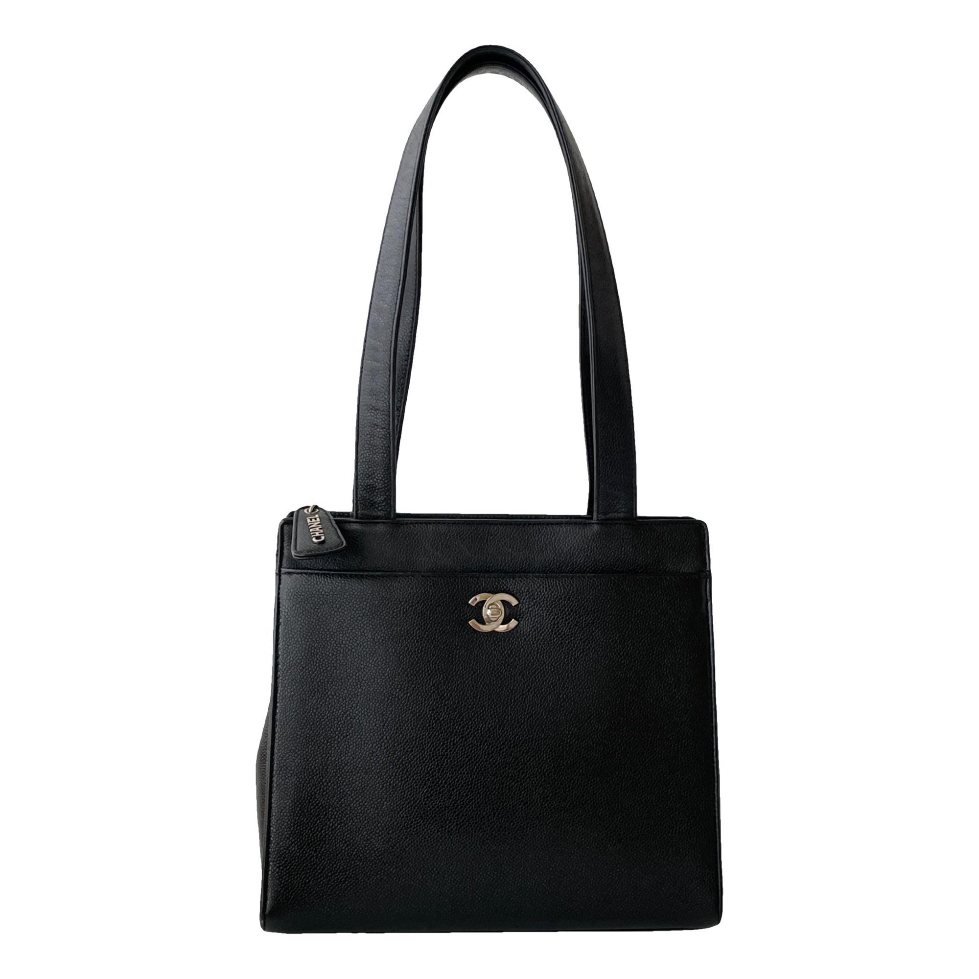 Leather tote