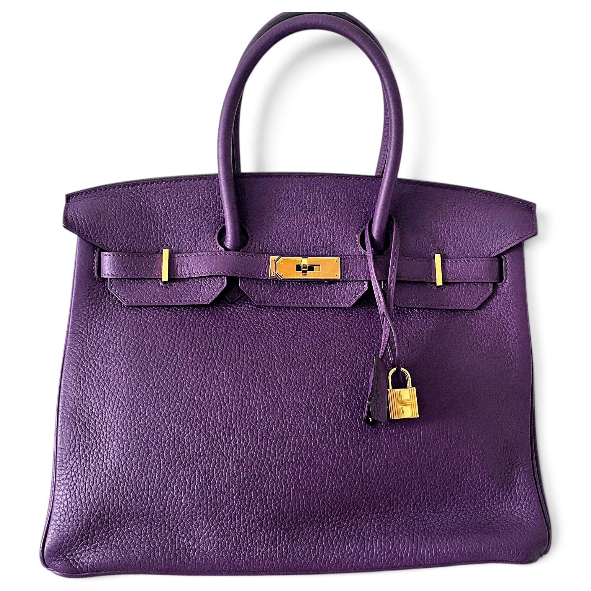 Birkin 35 leather handbag