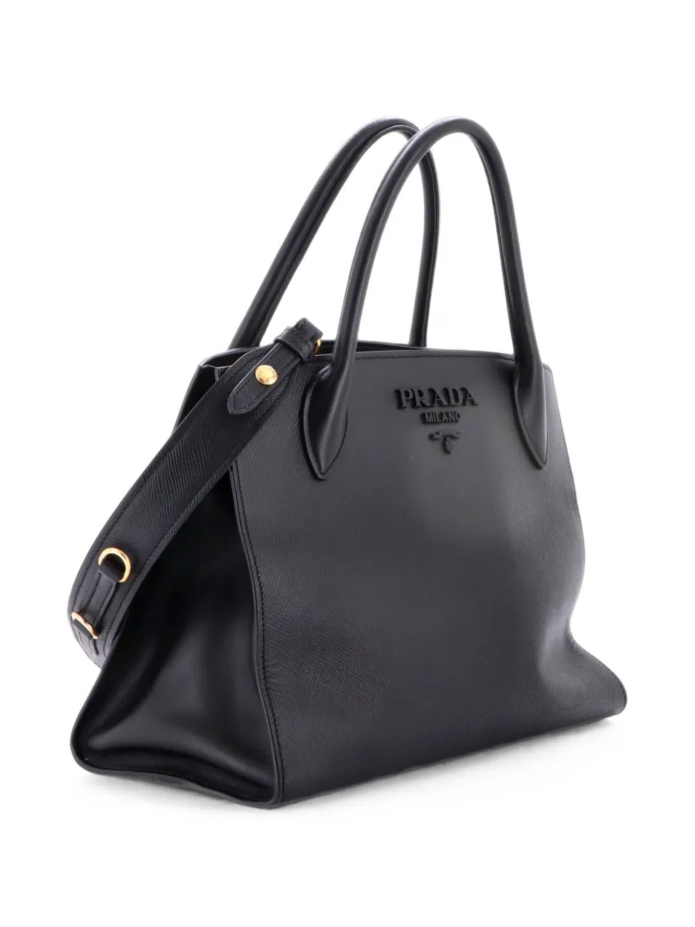 Monochrome Saffiano with City Calf Medium tote bag