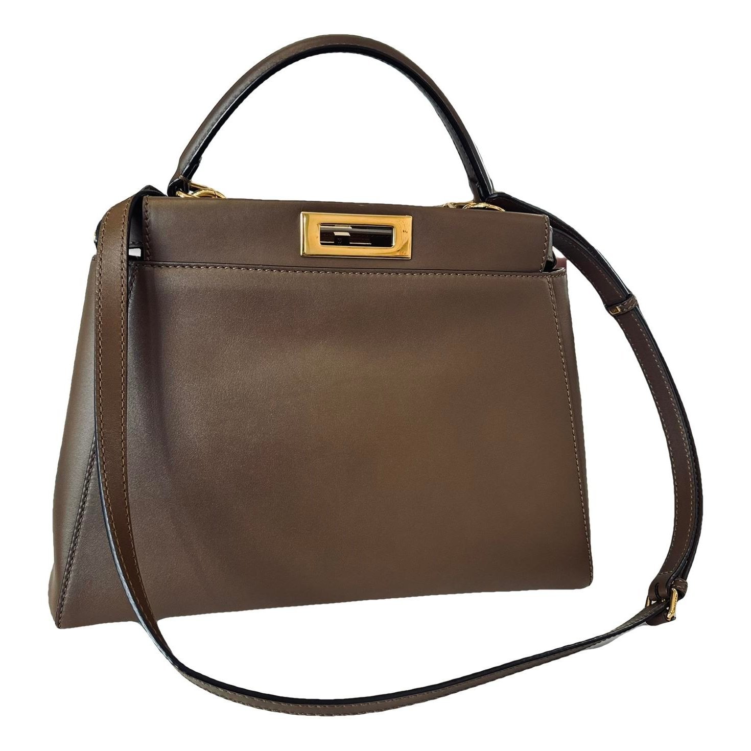 Peekaboo leather handbag