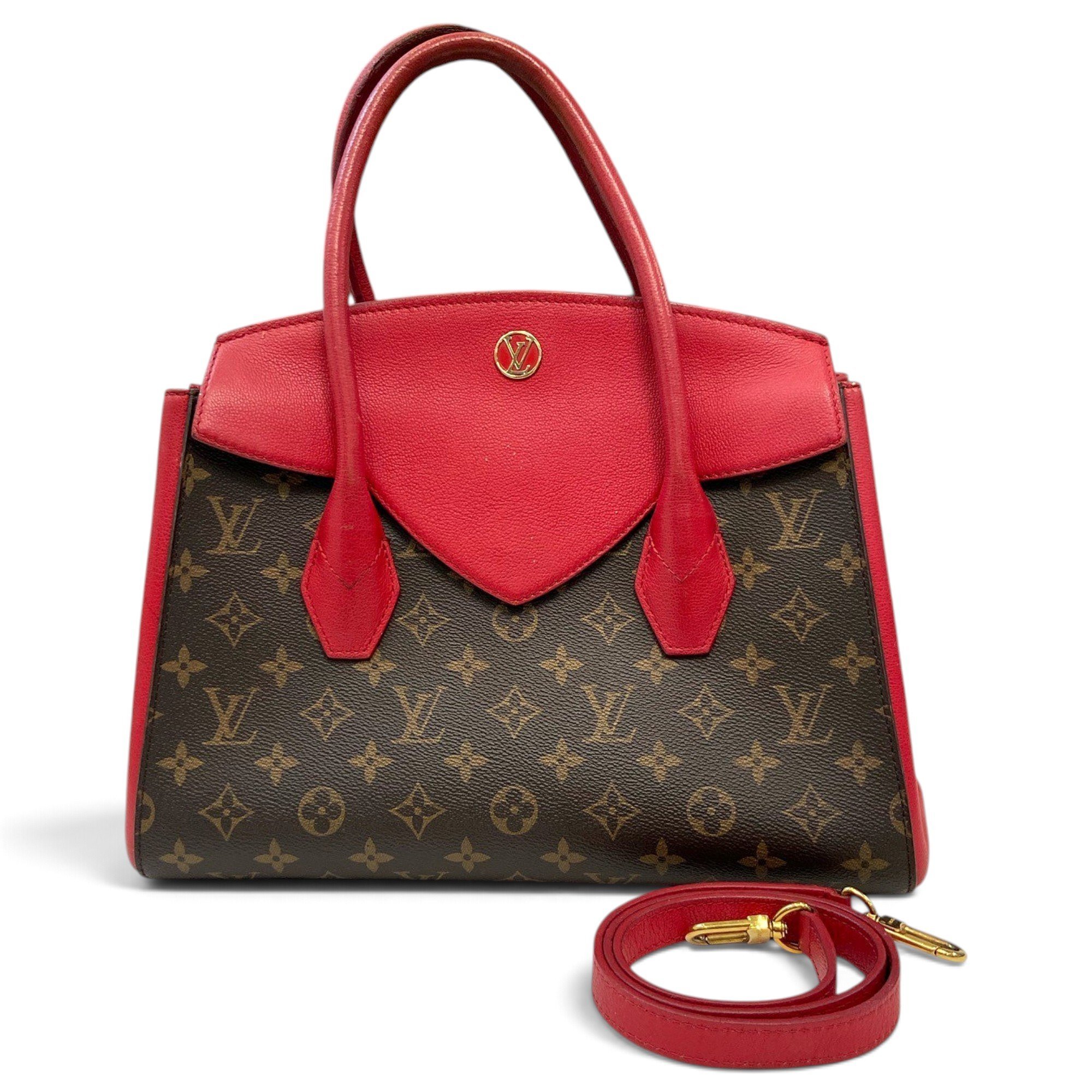 Florine leather handbag
