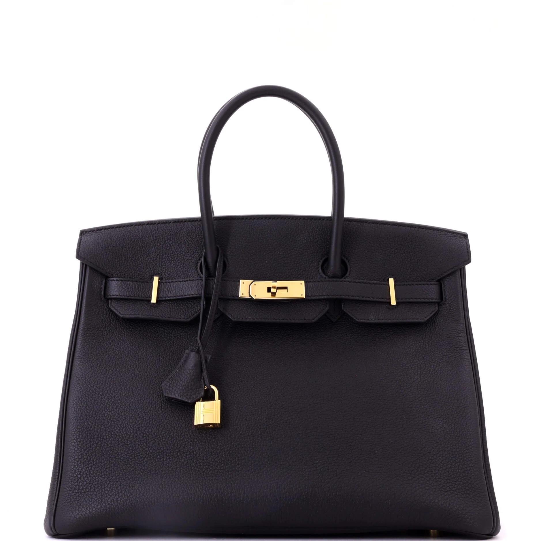 Hermes Birkin 35 Handbag Togo Leather 2023