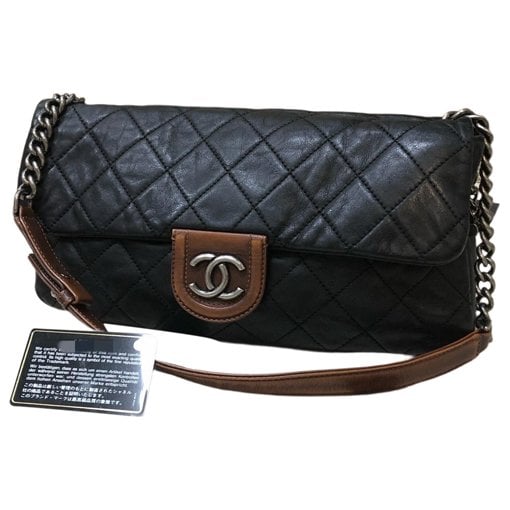 East West Chocolate Bar leather handbag