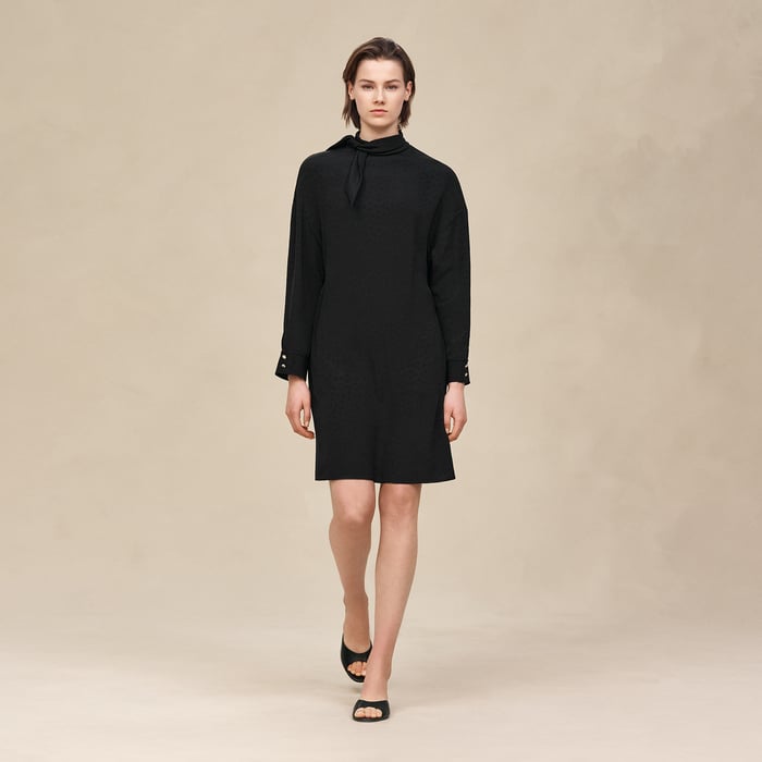 Noir "H Kelly" Cocoon Dress
