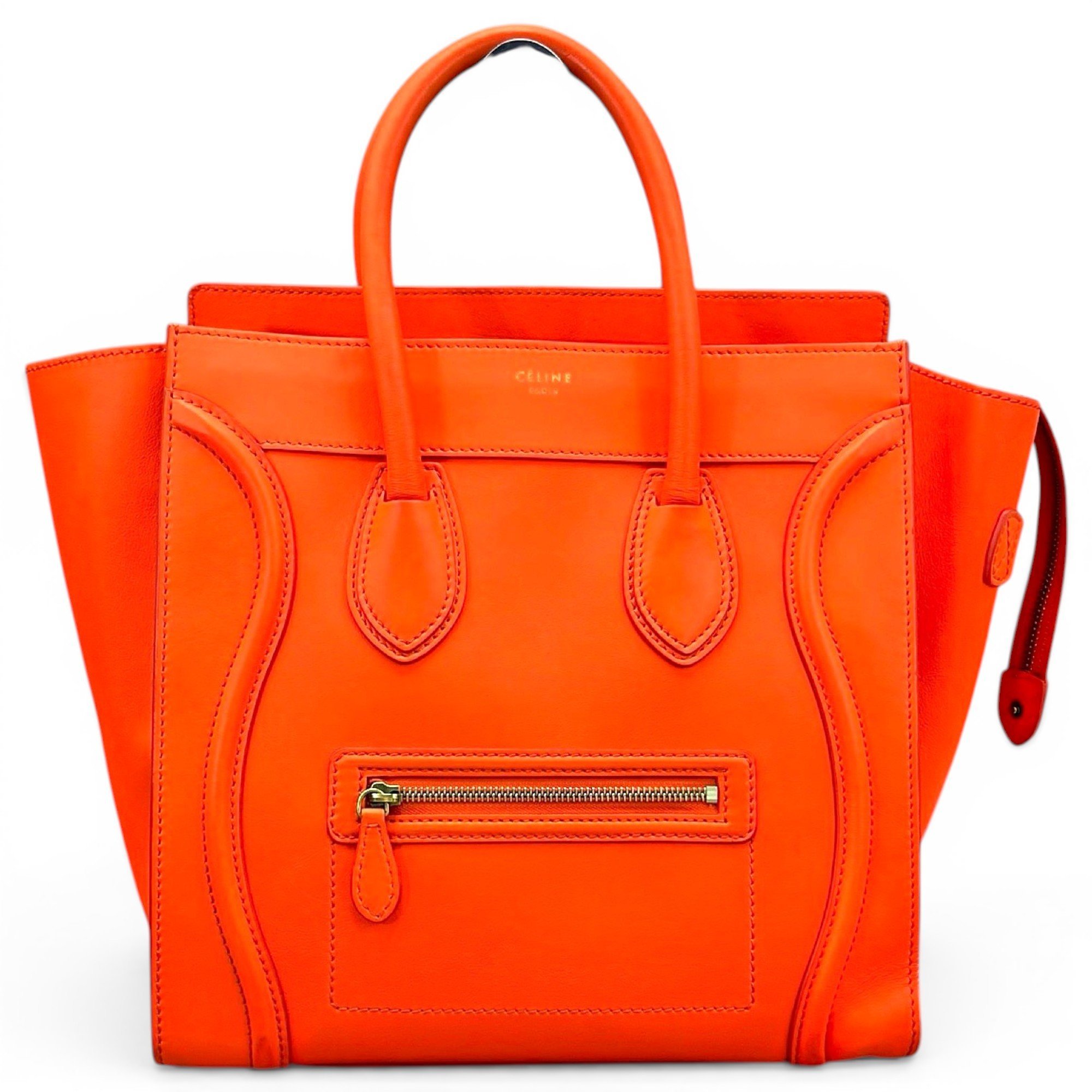 Luggage leather handbag