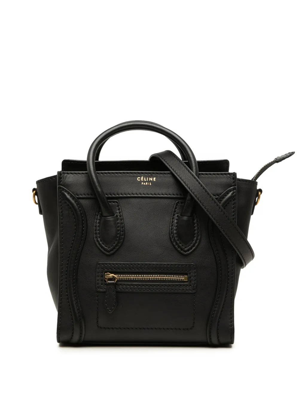 2012 Nano Smooth Calfskin Luggage Tote satchel