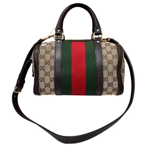 Ophidia Boston leather handbag