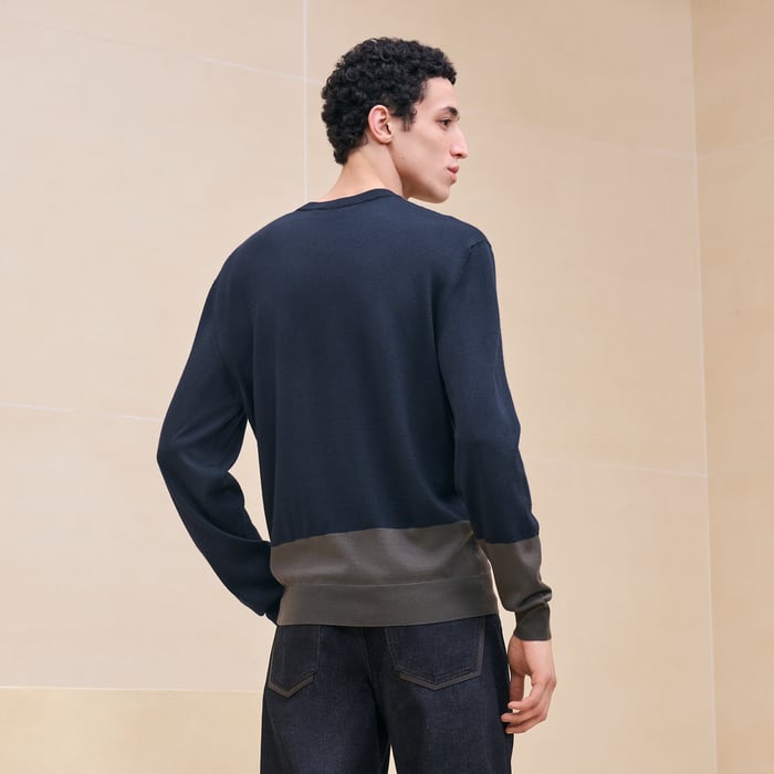 Marine "Graphique Colore" Crewneck Sweater