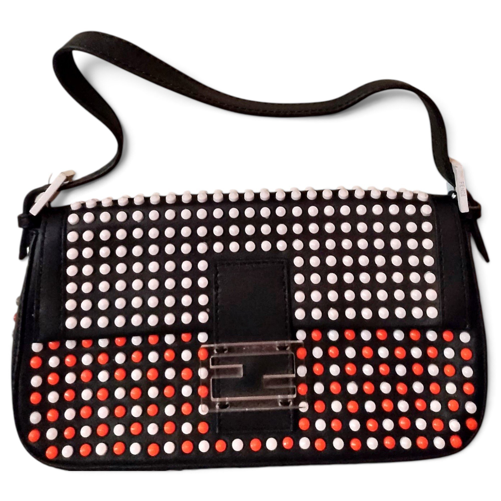 Baguette leather handbag