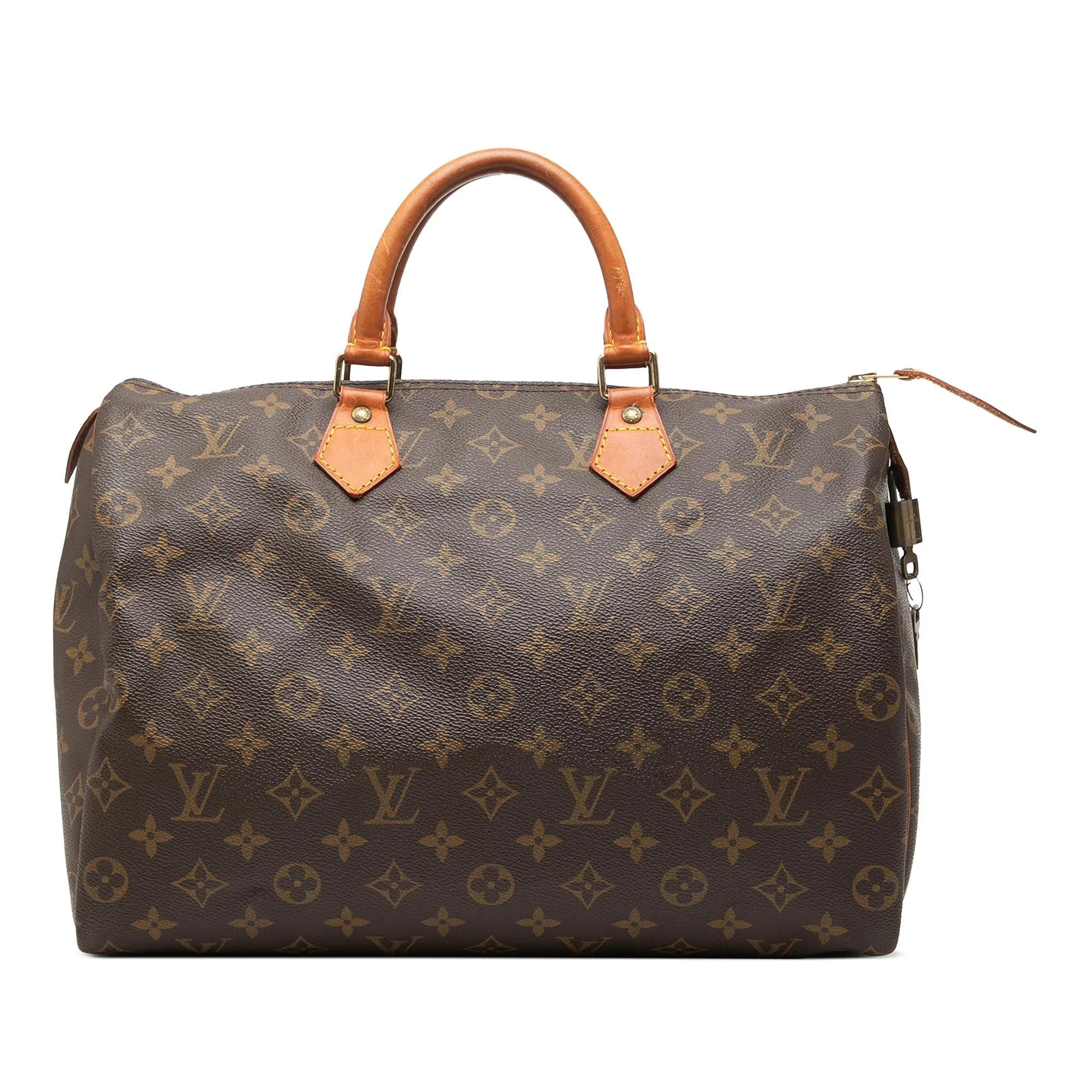 Speedy leather bag