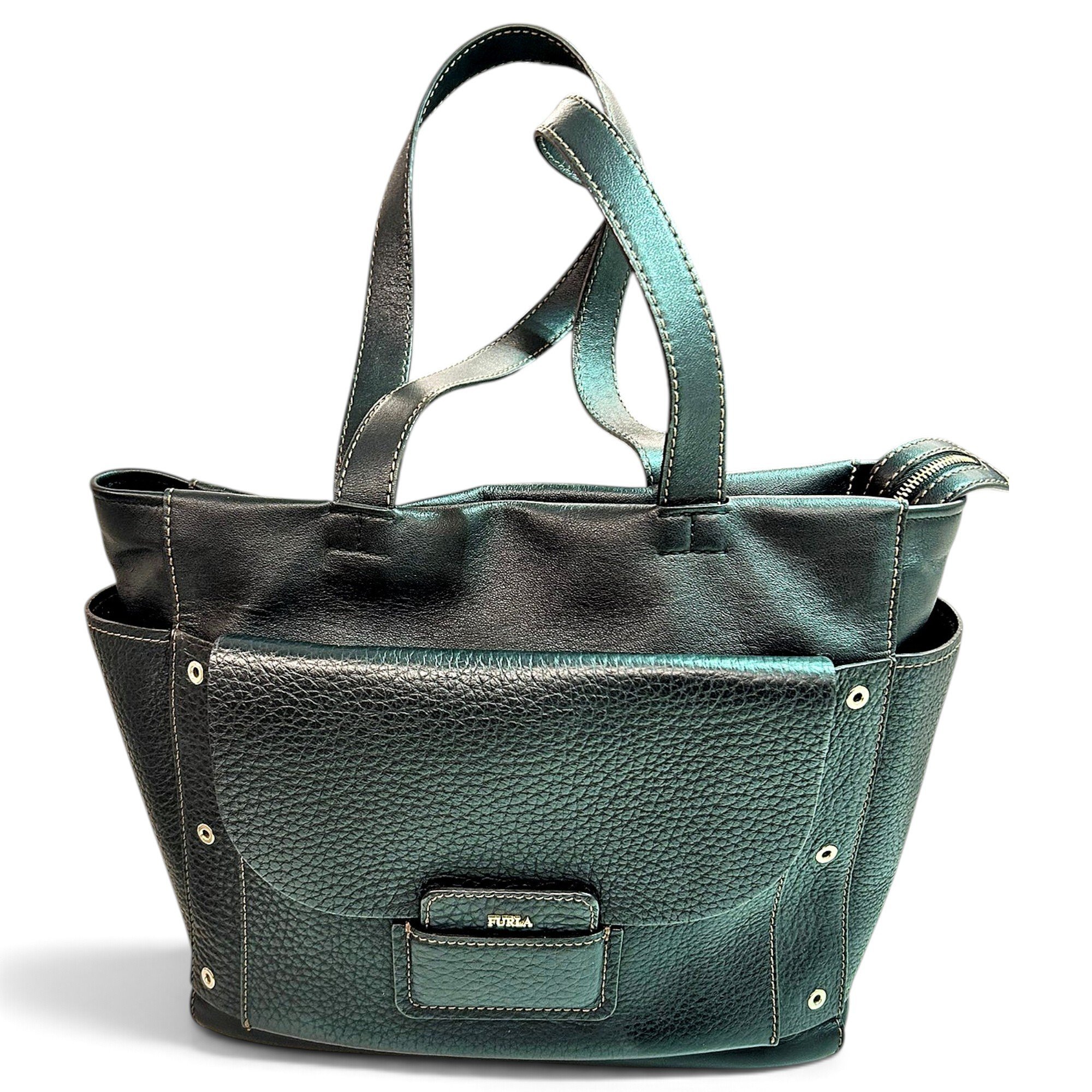 Leather handbag