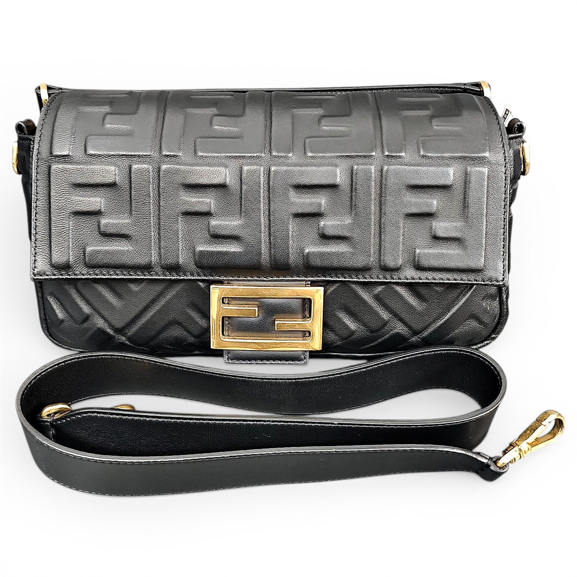 Fendi Baguette leather handbag