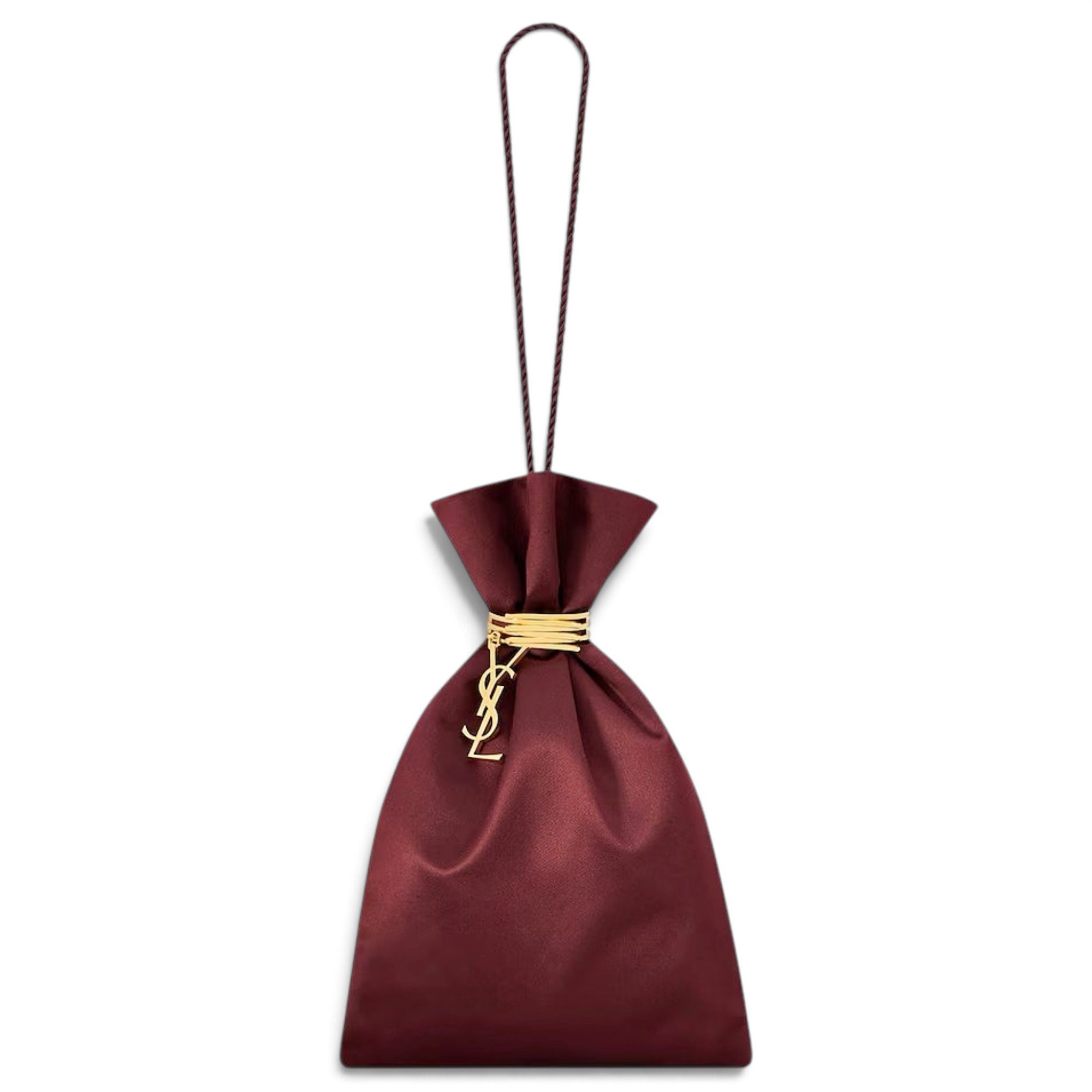 Silk clutch bag