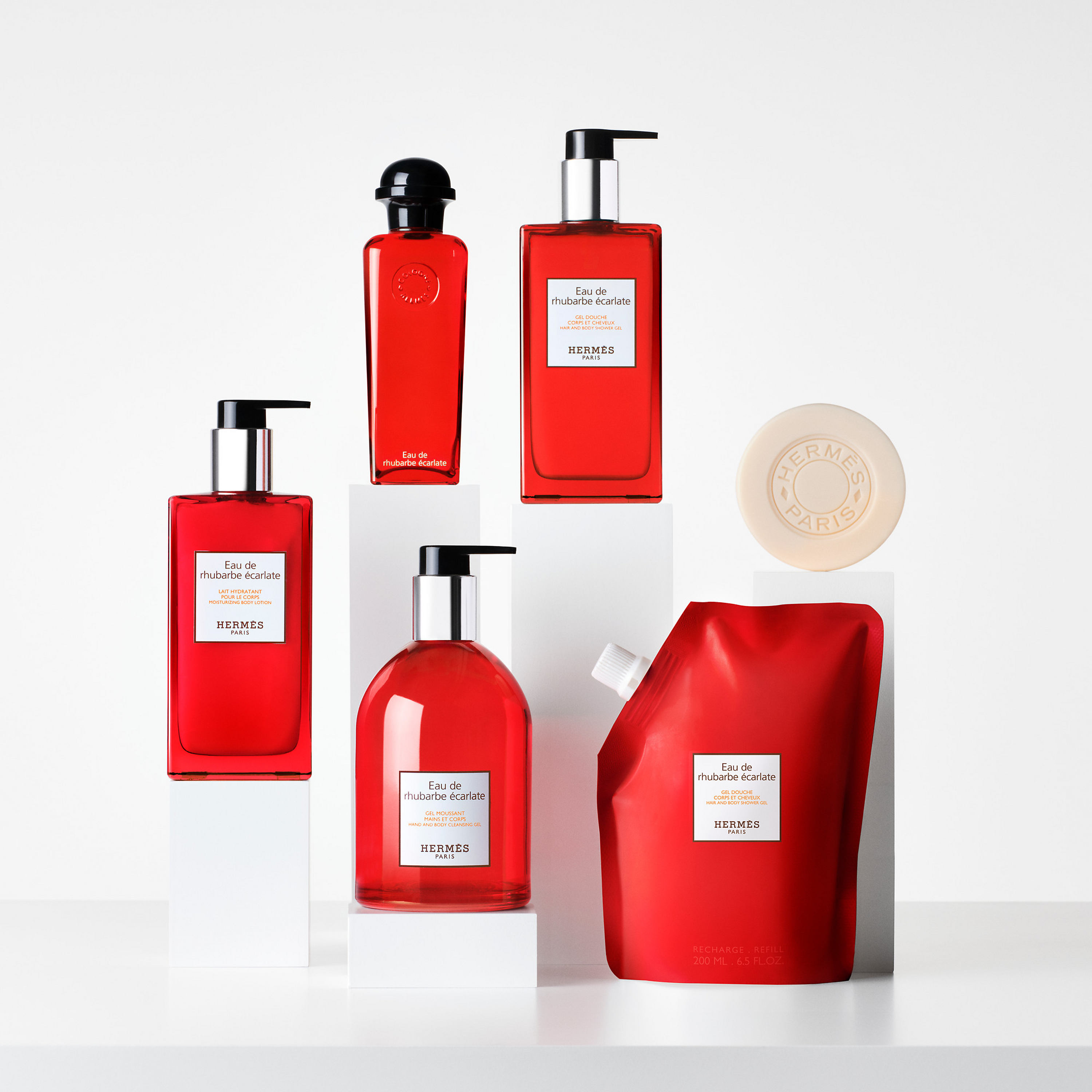 Eau de rhubarbe écarlate 헤어 앤 바디 샤워 젤 리필