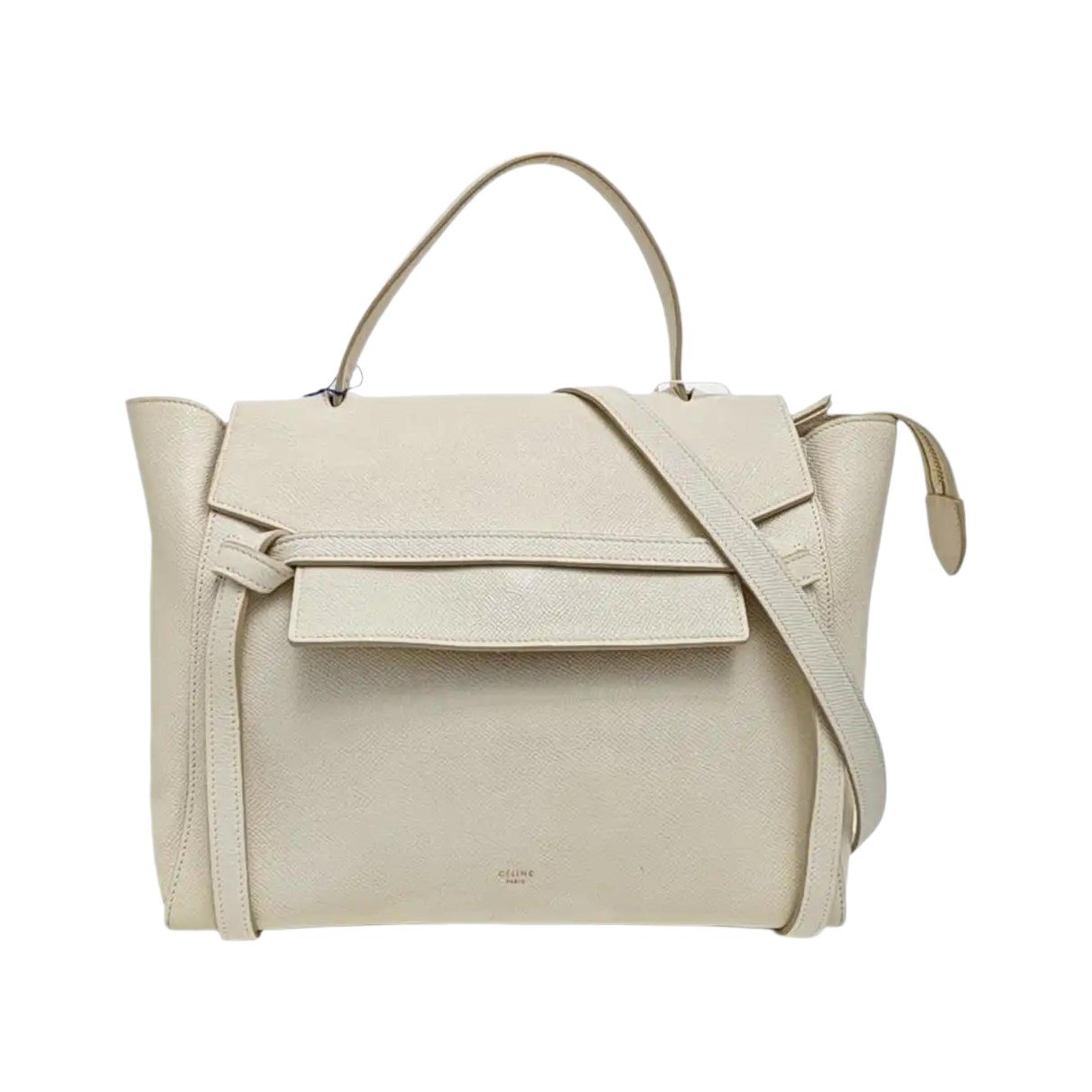Belt leather handbag
