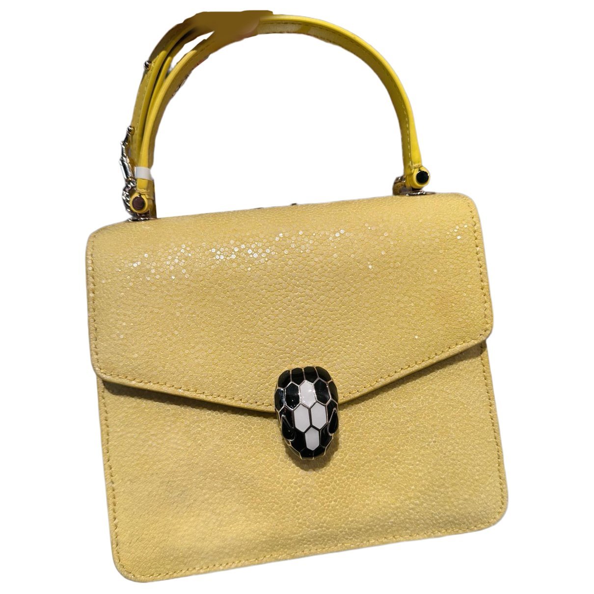 Serpenti leather handbag