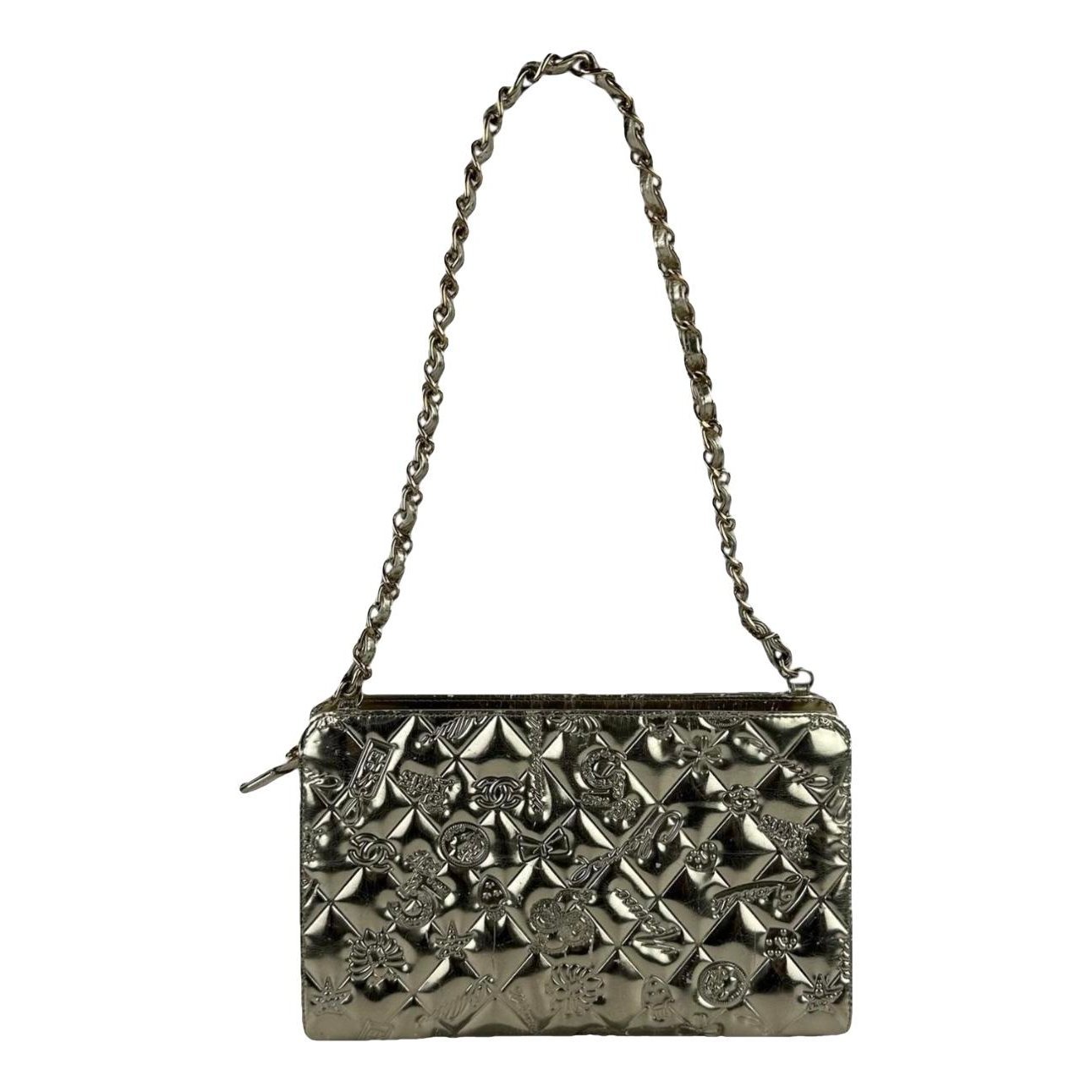 East West Chocolate Bar patent leather handbag