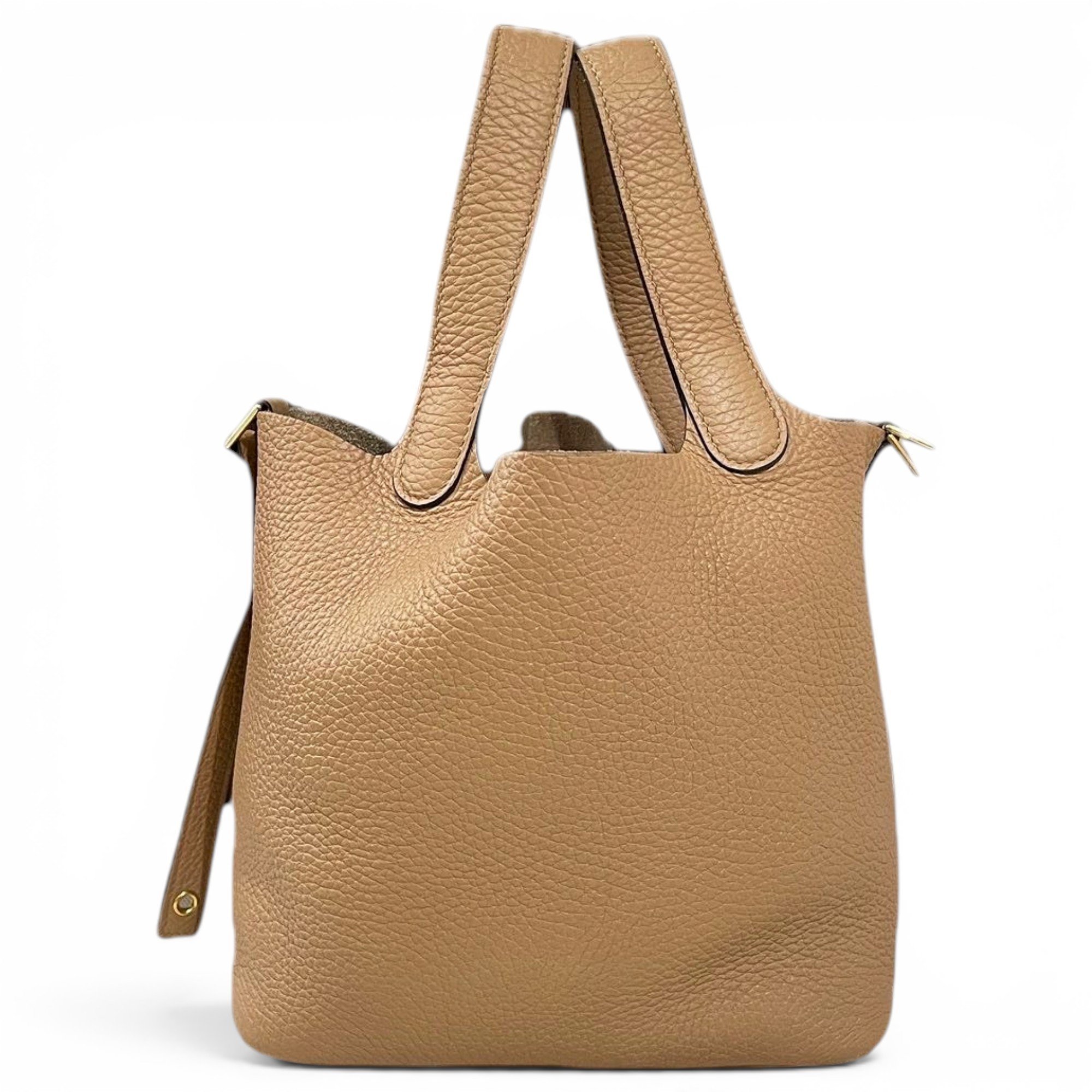 Picotin leather handbag
