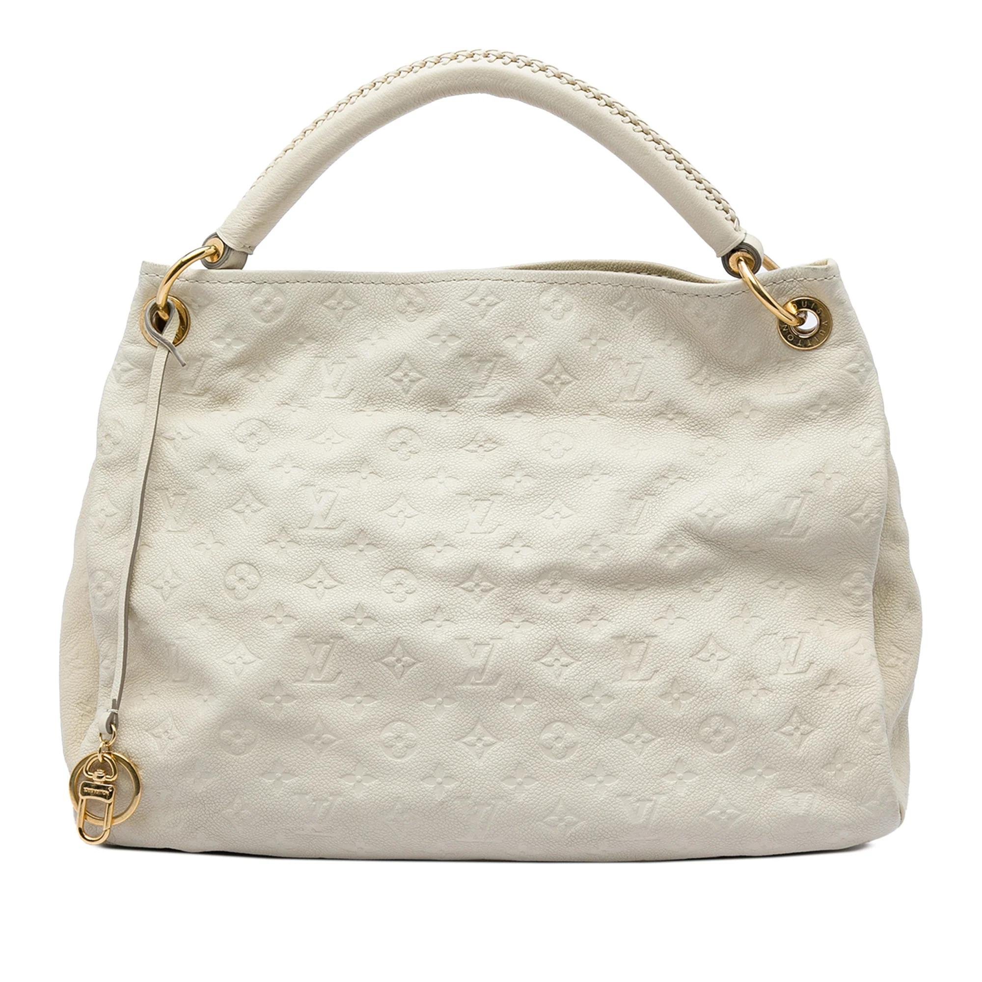 Artsy leather handbag
