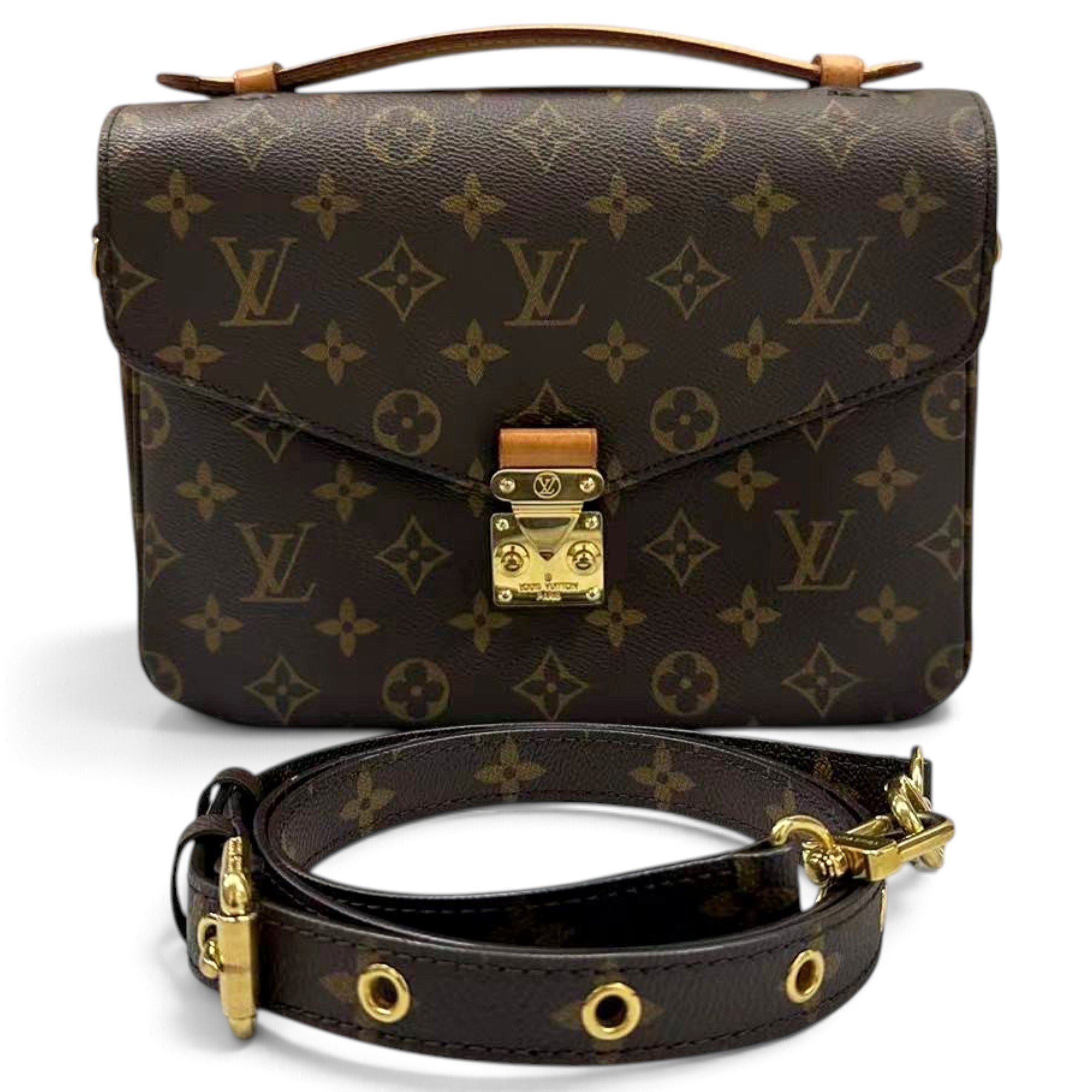 Metis leather handbag