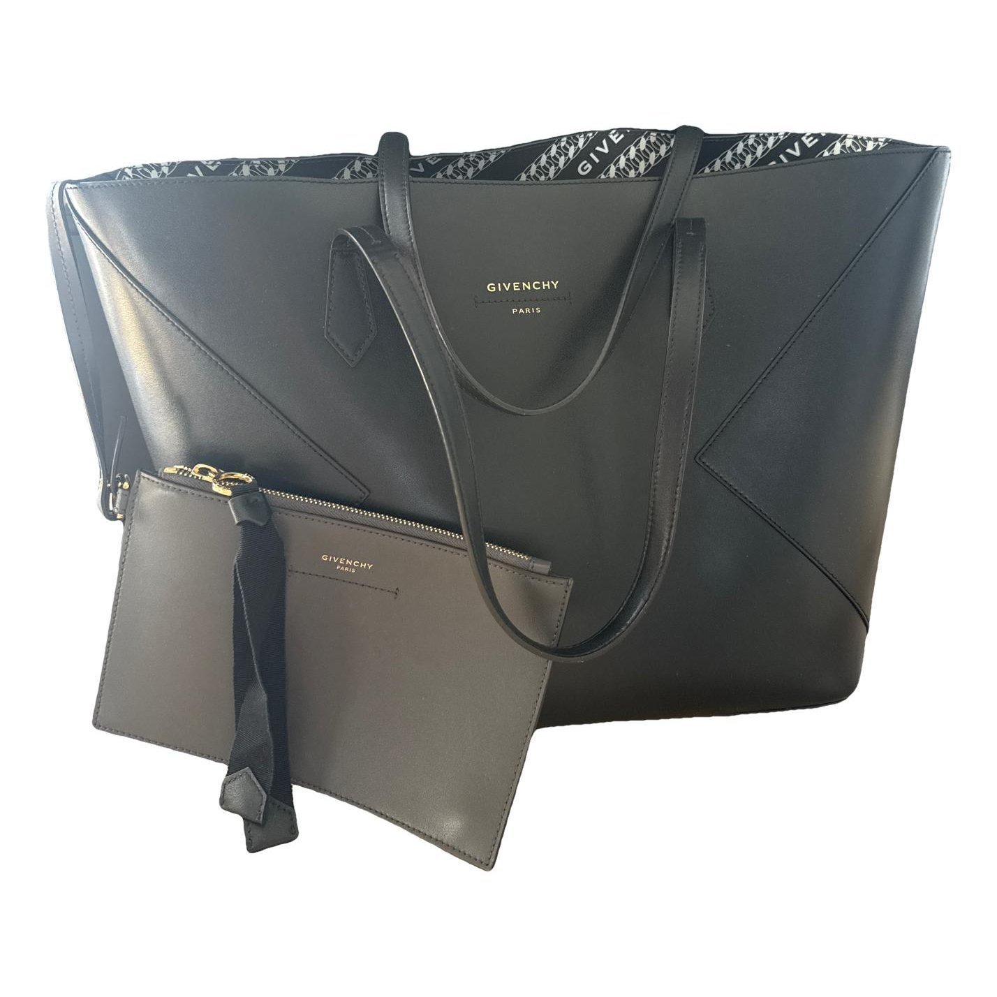 Leather tote