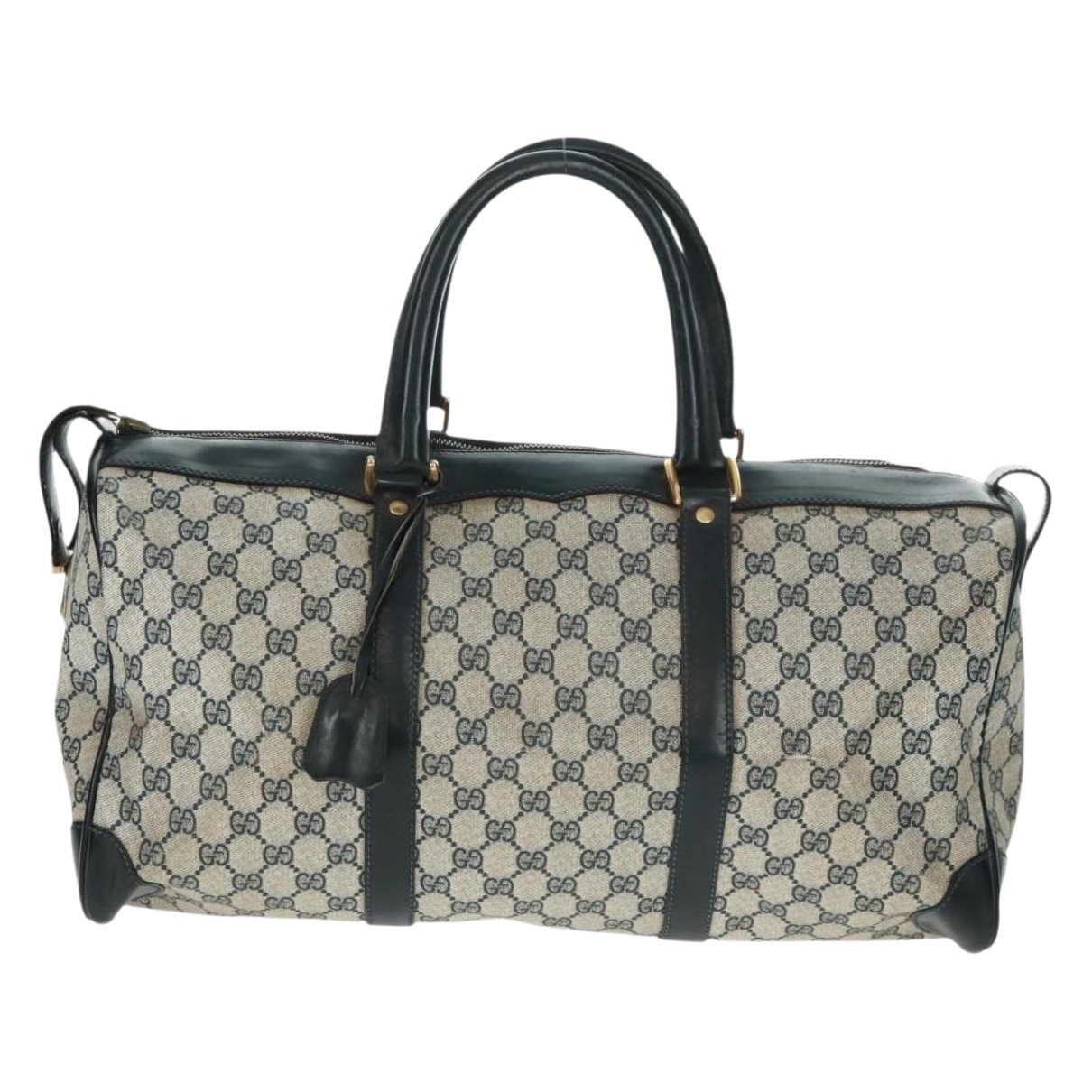 Boston leather bowling bag