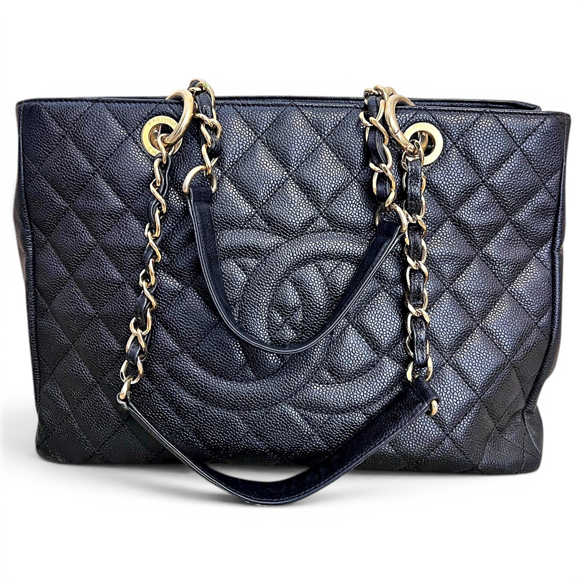 Grand shopping leather handbag