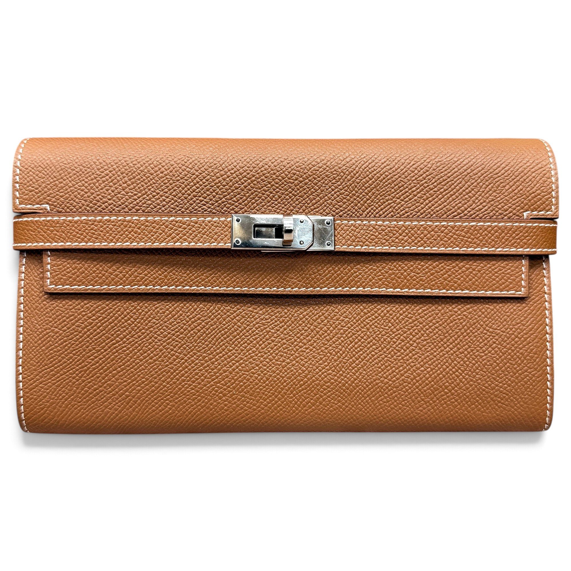Kelly to go leather clutch bag