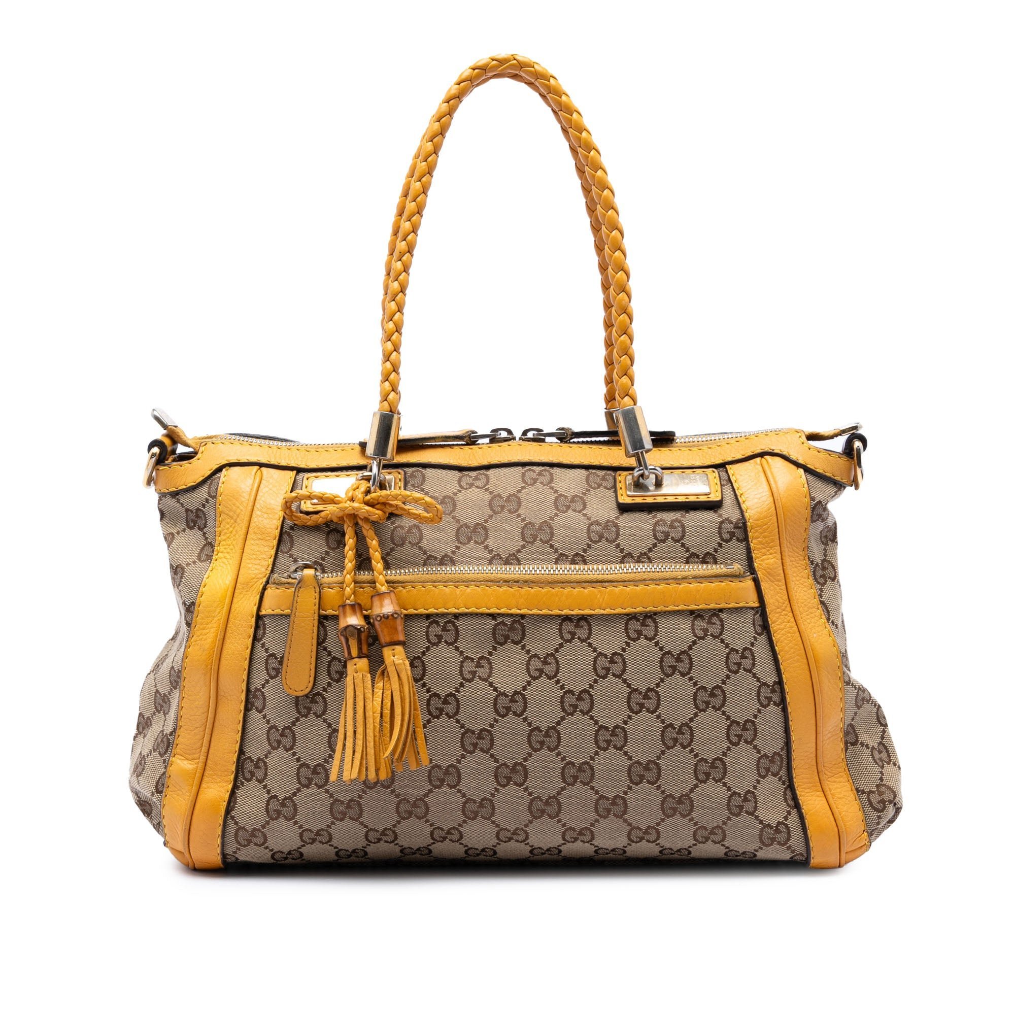 Leather satchel