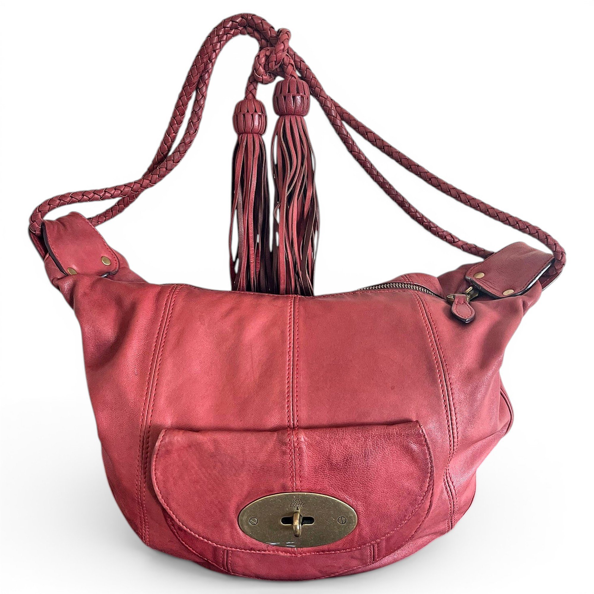Leather handbag