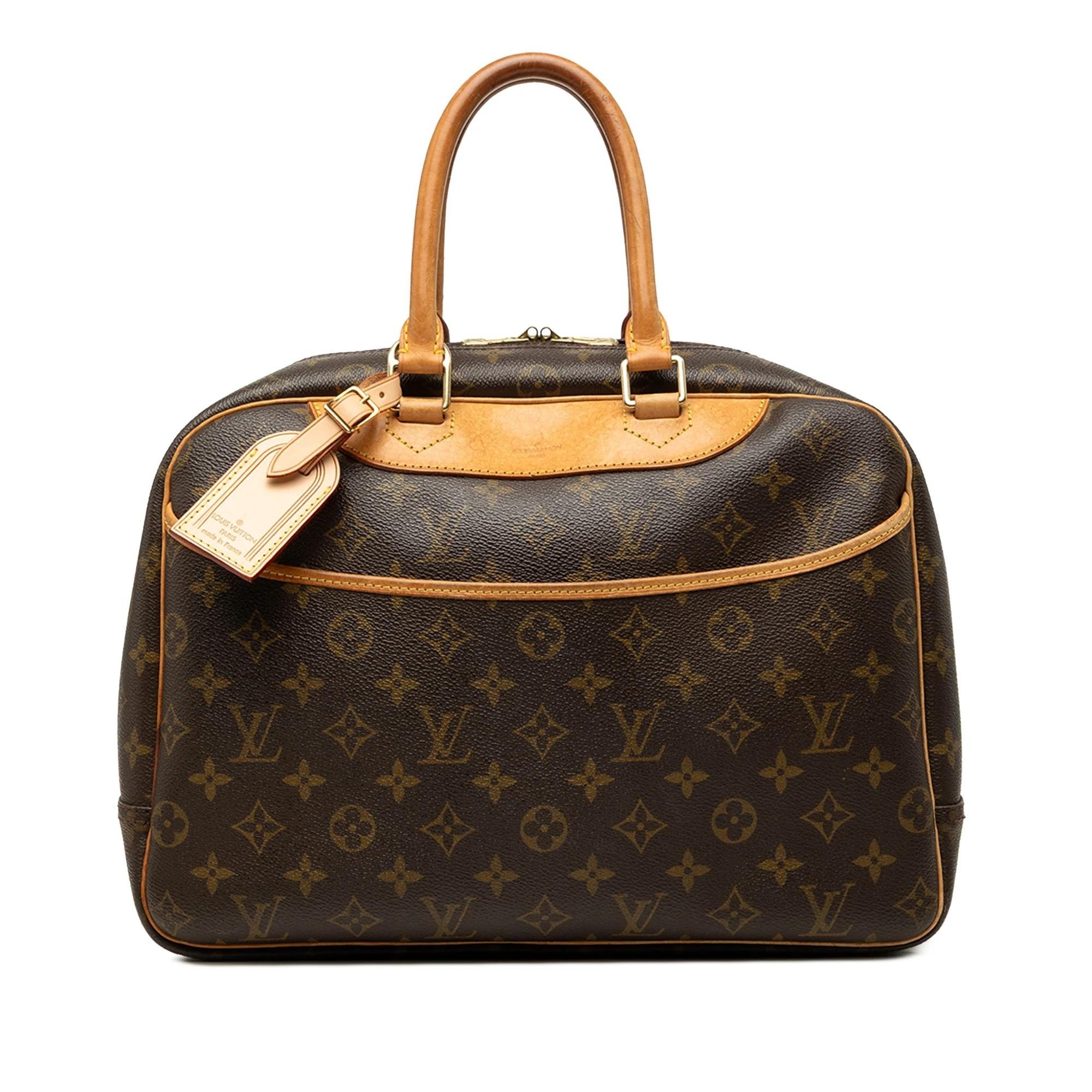 Louis Vuitton Deauville leather handbag