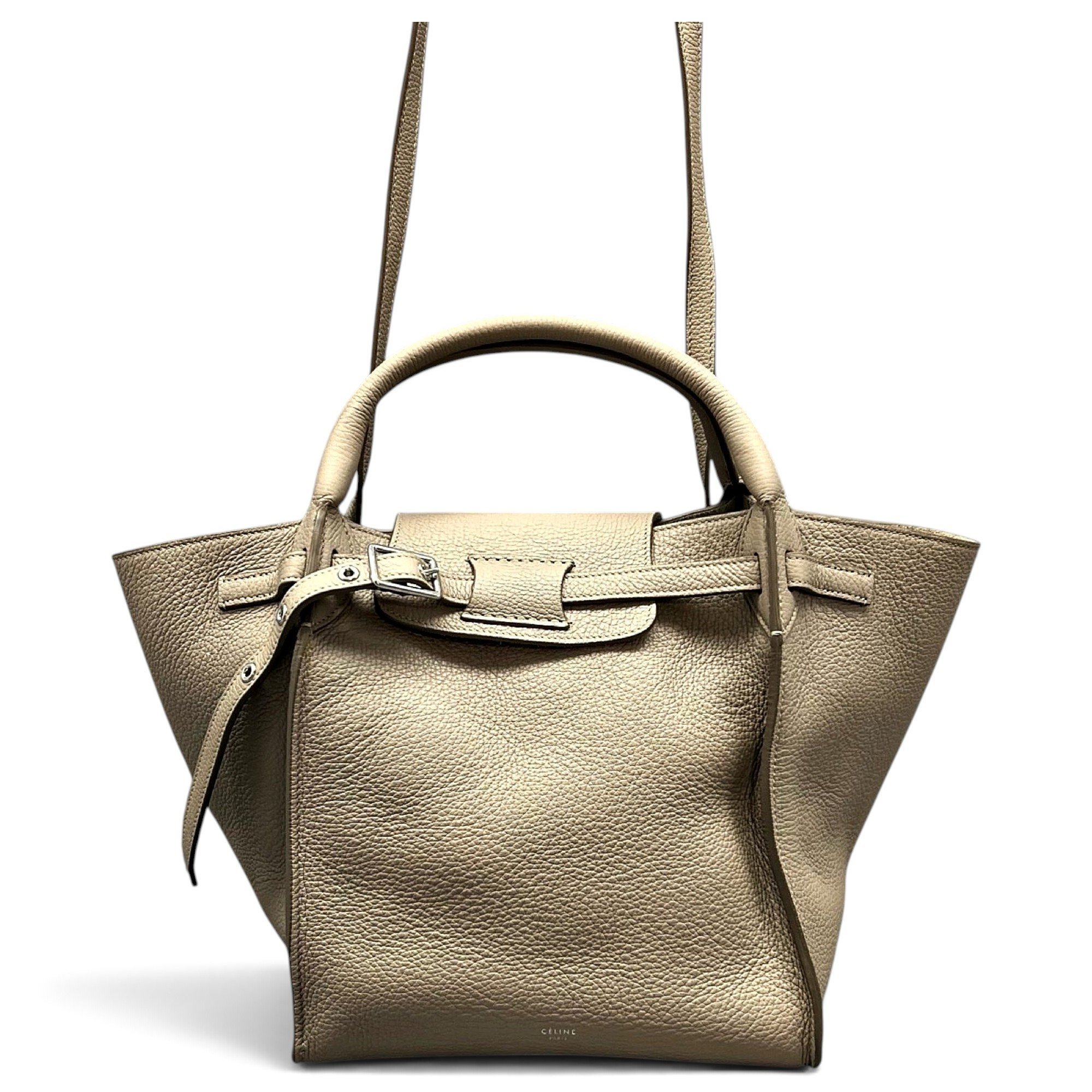 Belt leather handbag